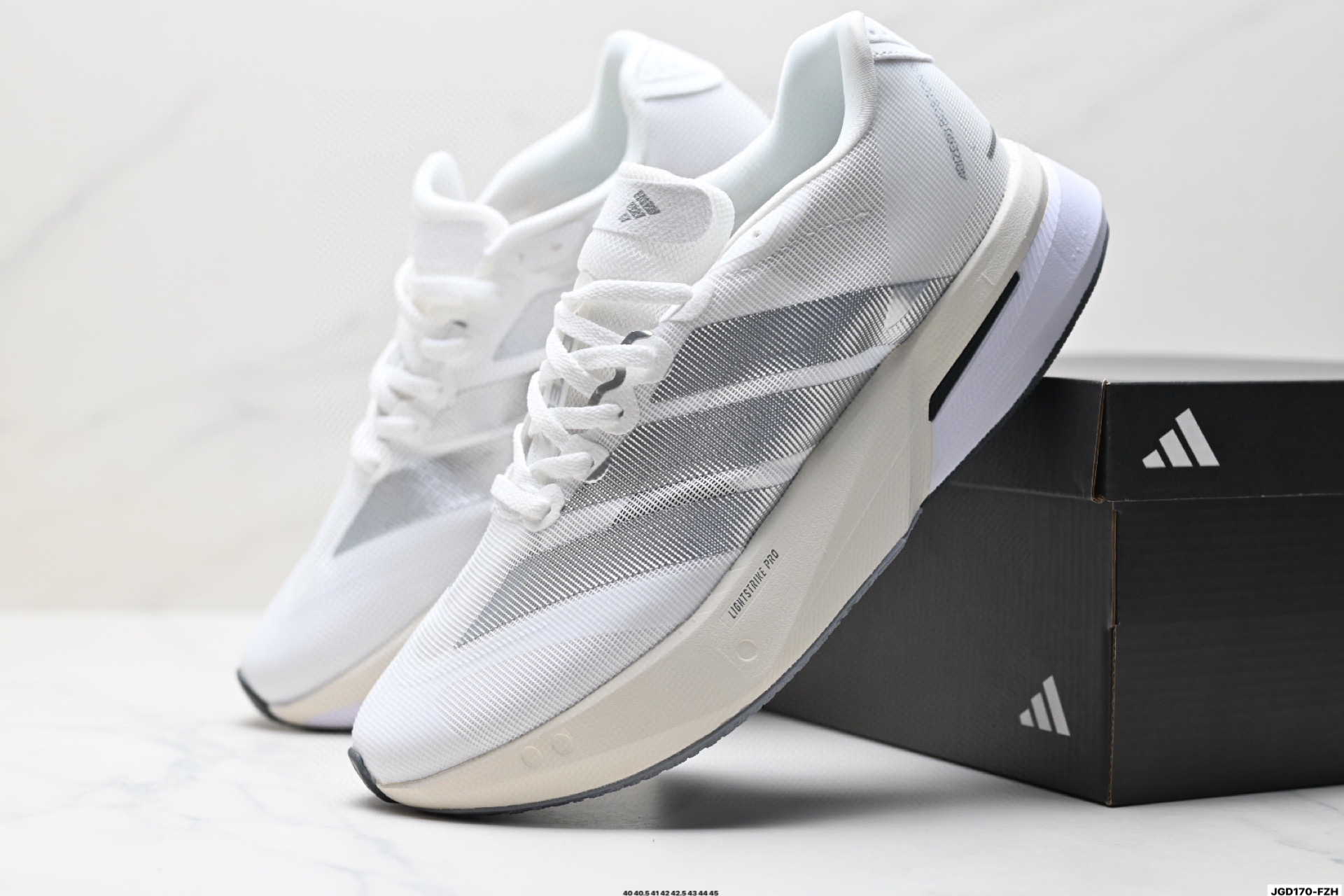 Adidas Adizero Boston 13 阿迪达斯 透气网眼竞速跑鞋Boost 缓震底 运动鞋 JR4790