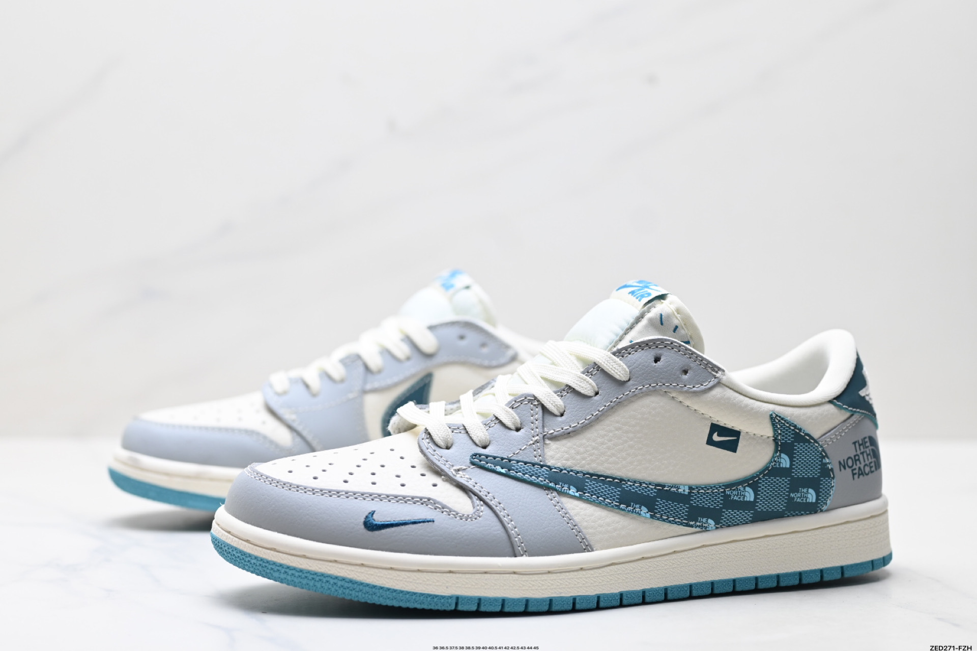 Nike Air Jordan 1 x Travis Scott AJ1倒勾 乔一倒钩 耐克 低帮文化篮球鞋 LD2025-026