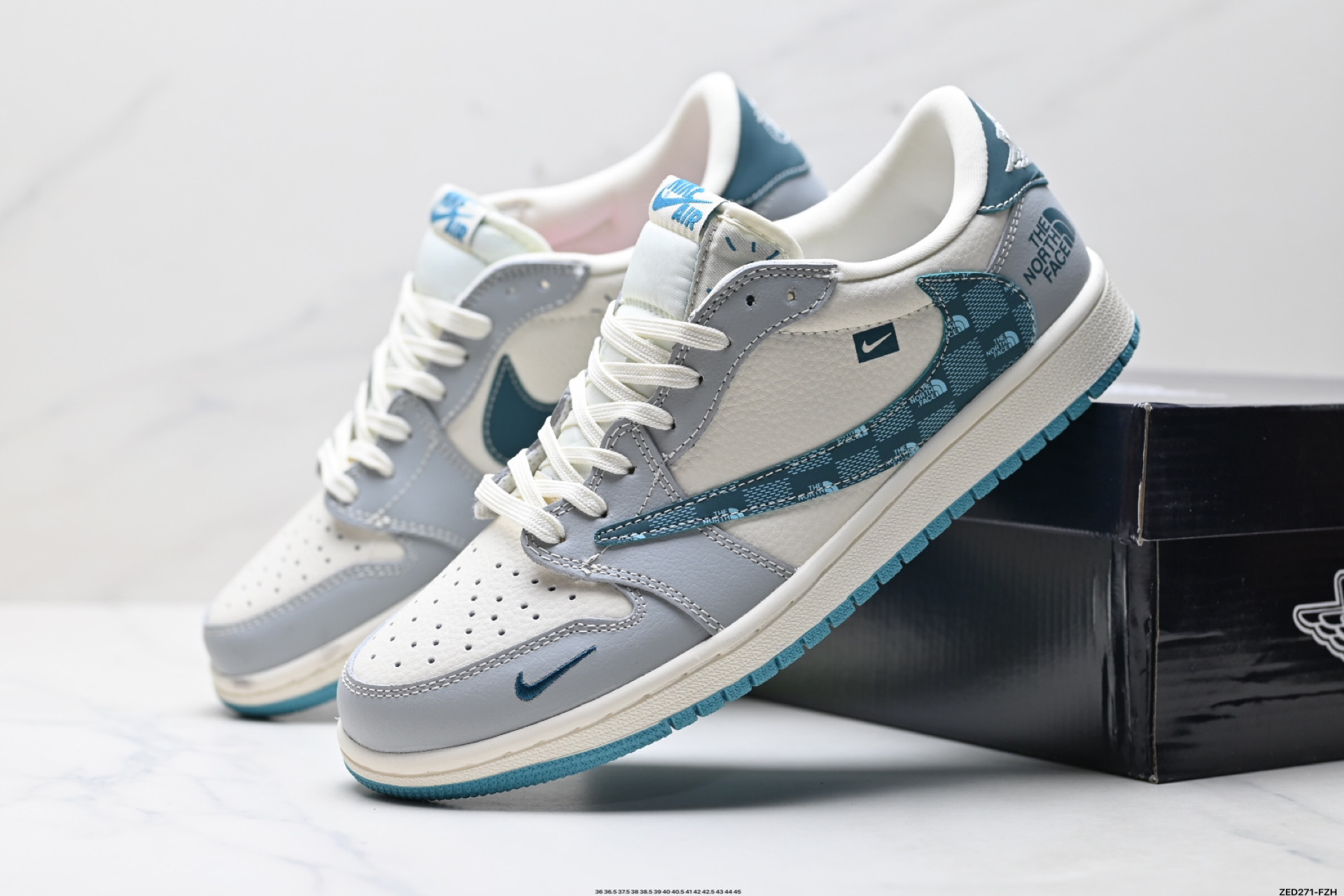 Nike Air Jordan 1 x Travis Scott AJ1倒勾 乔一倒钩 耐克 低帮文化篮球鞋 LD2025-026