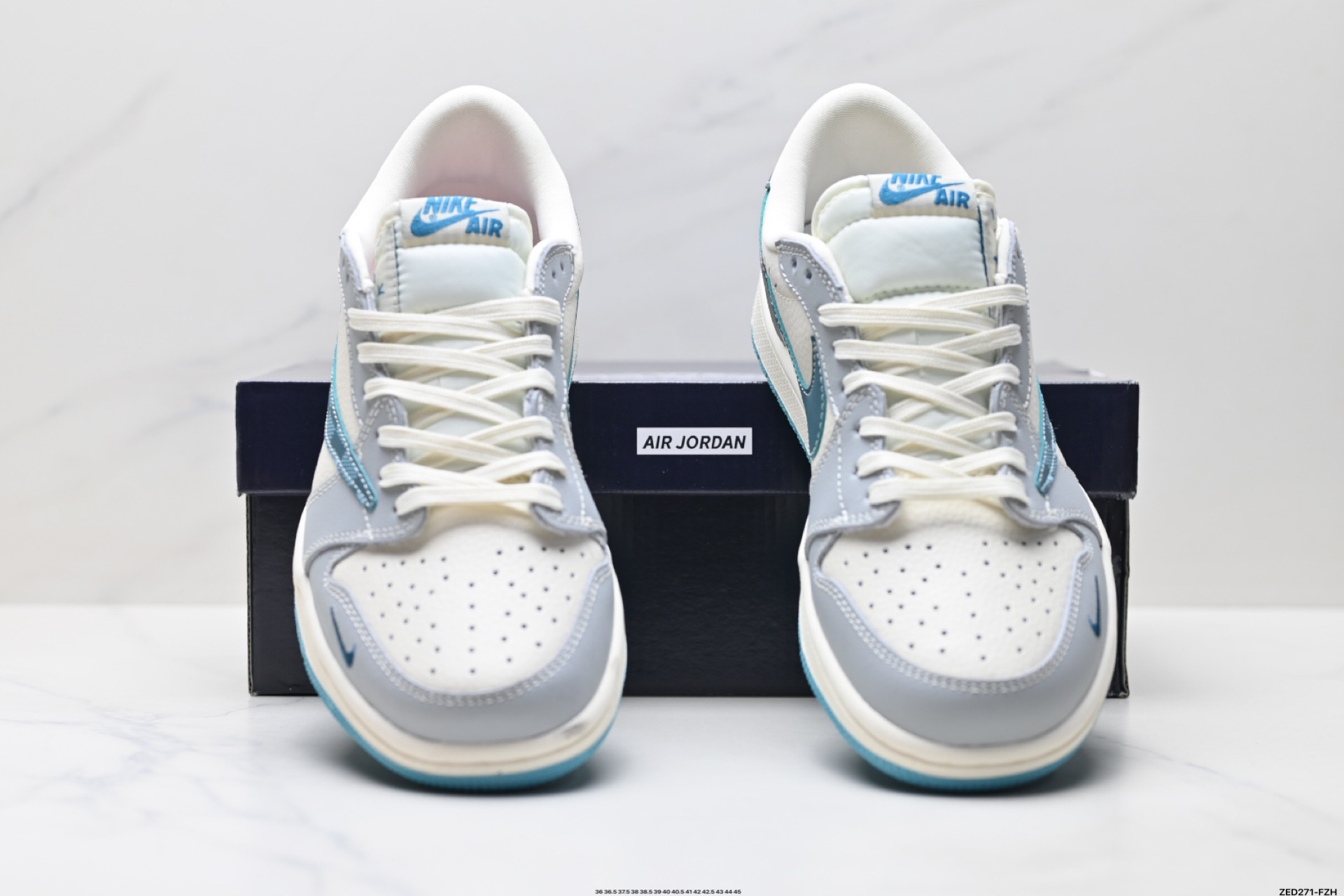 Nike Air Jordan 1 x Travis Scott AJ1倒勾 乔一倒钩 耐克 低帮文化篮球鞋 LD2025-026