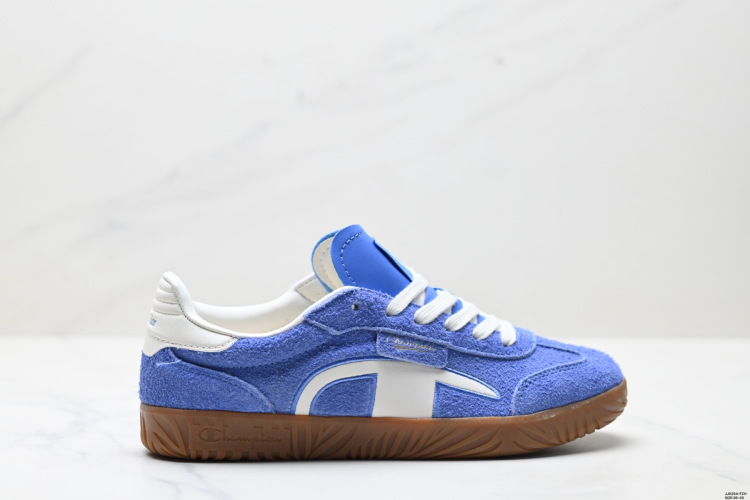 Champion Men's and Women's T-Toe Retro Fashion Sneakers, Blue Suede 1 Champion Men’s and Women’s T-Toe Retro Fashion Sneakers, Blue Suede
