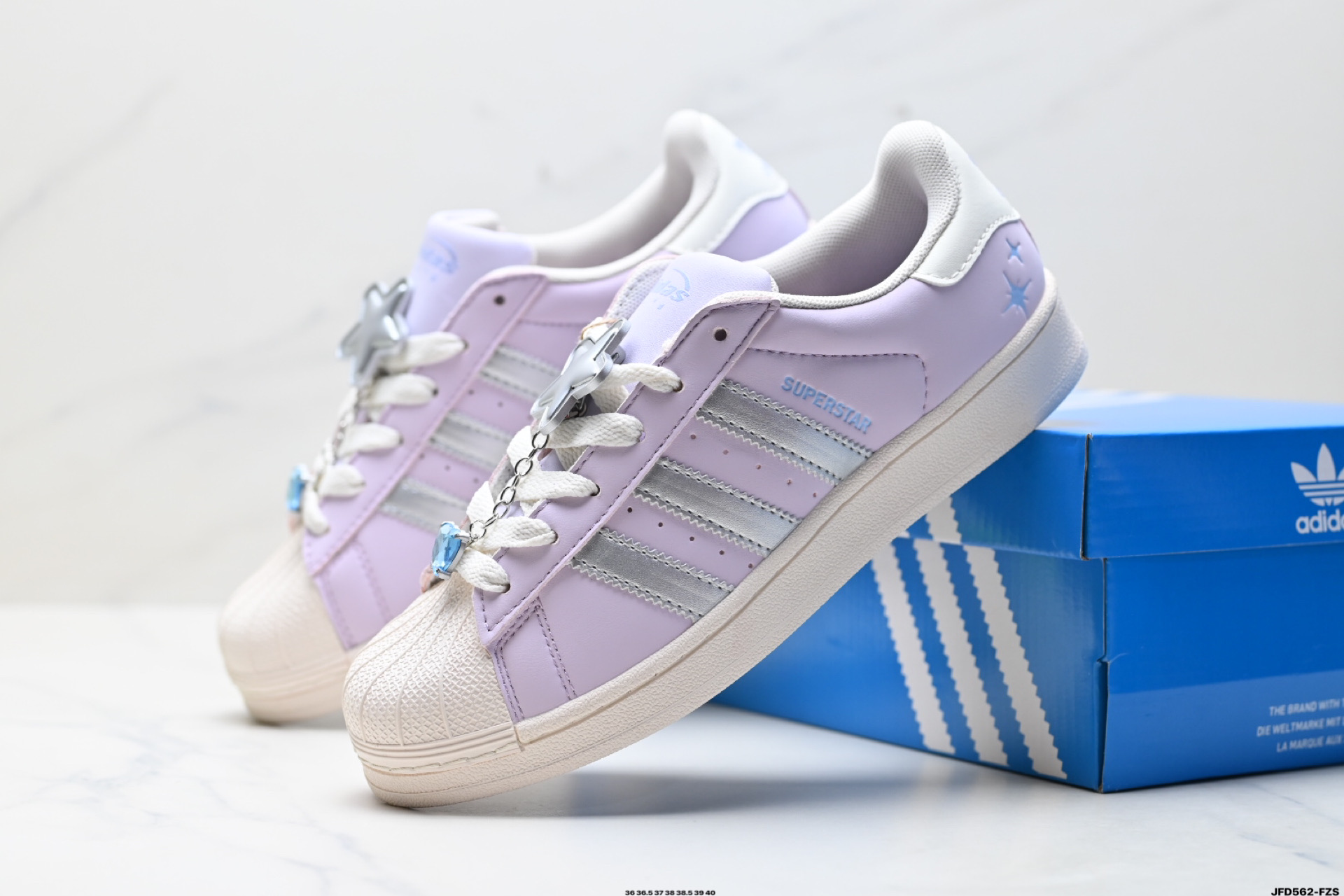 Adidas Originals Superstar贝壳头系列 阿迪达斯 三叶草低帮经典百搭休闲运动板鞋 JQ8777