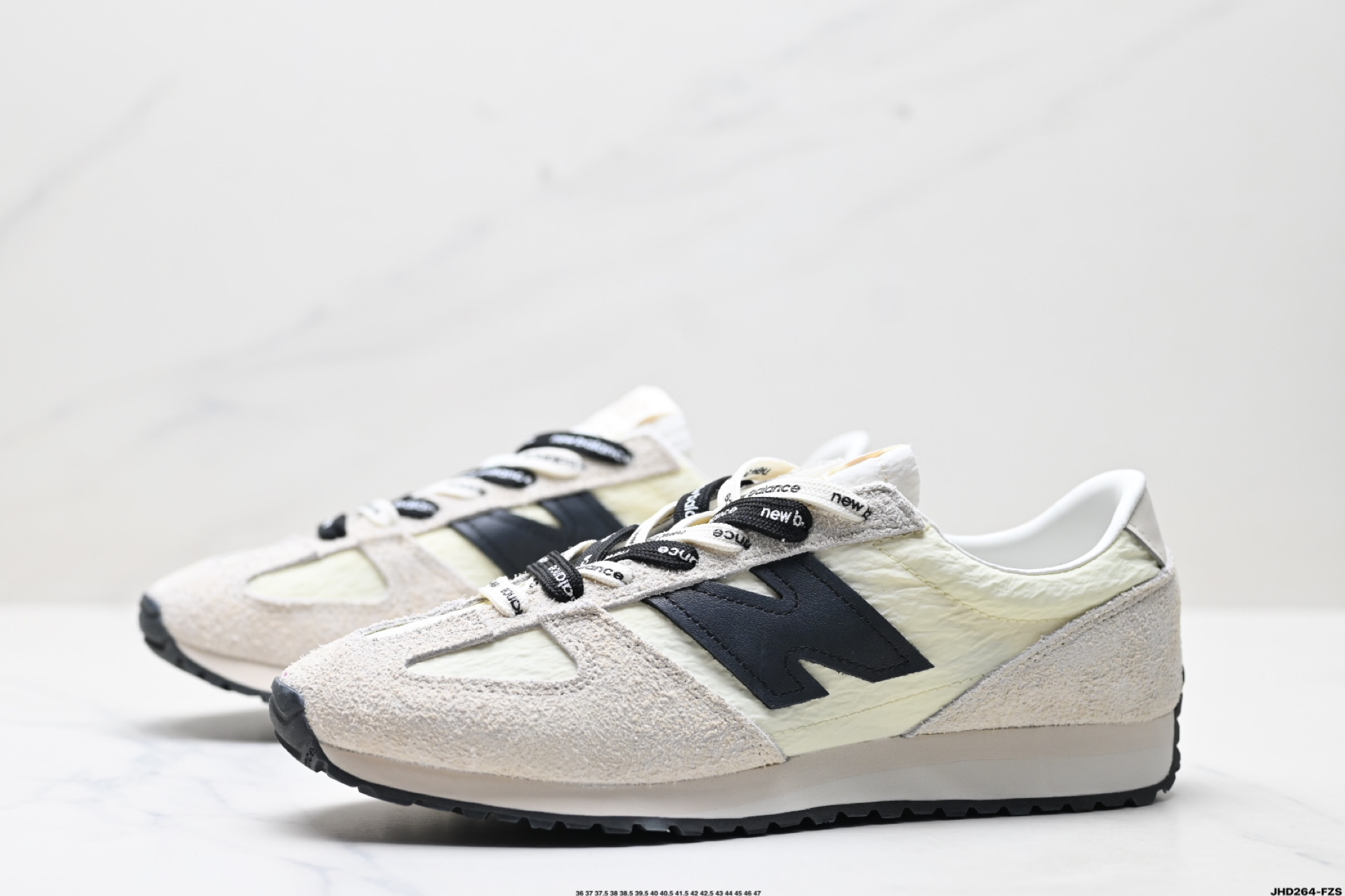 New Balance NB 471系列 织物牛剖层革 复古时尚 防滑耐磨低帮 生活休闲鞋 U471AM