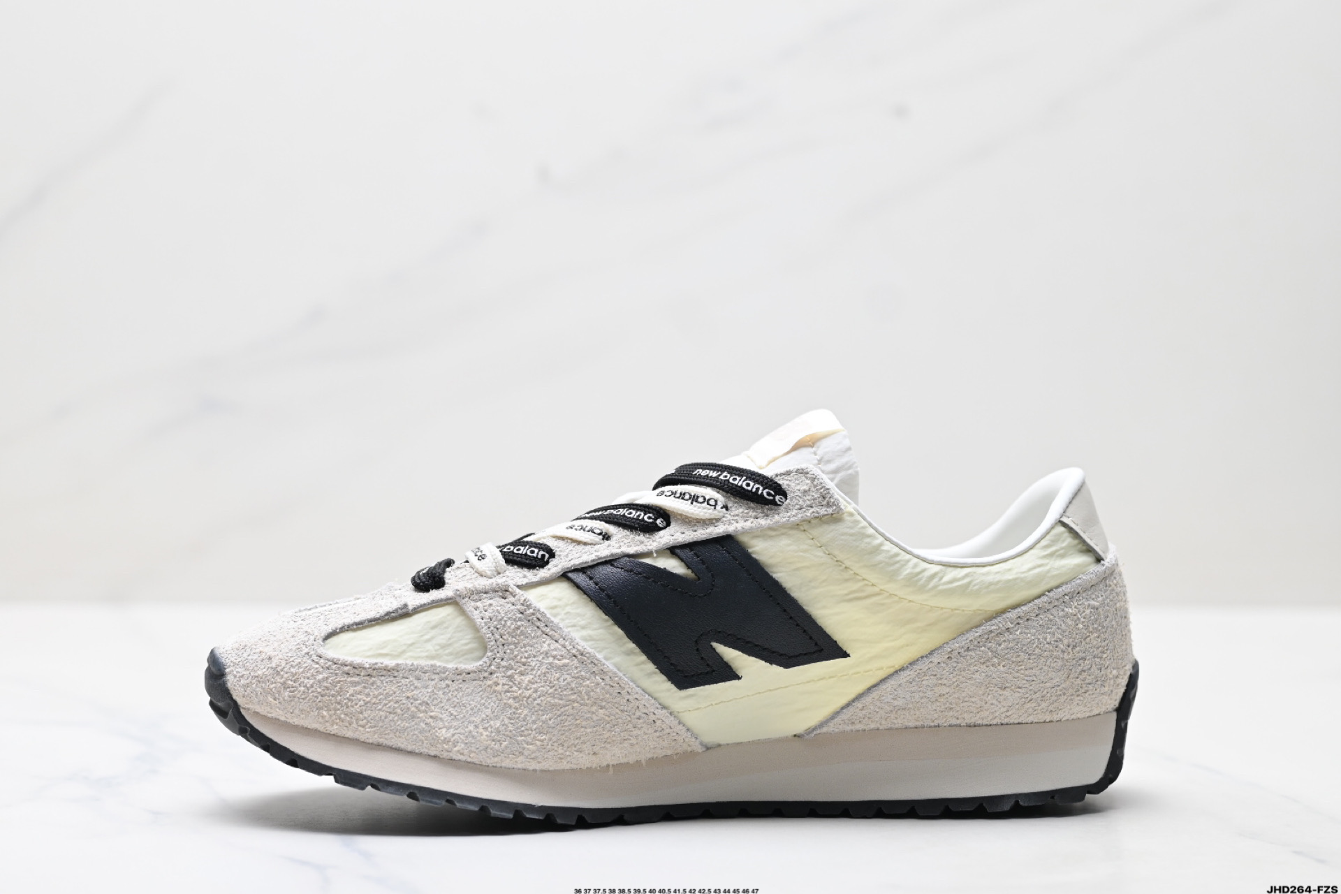 New Balance NB 471系列 织物牛剖层革 复古时尚 防滑耐磨低帮 生活休闲鞋 U471AM