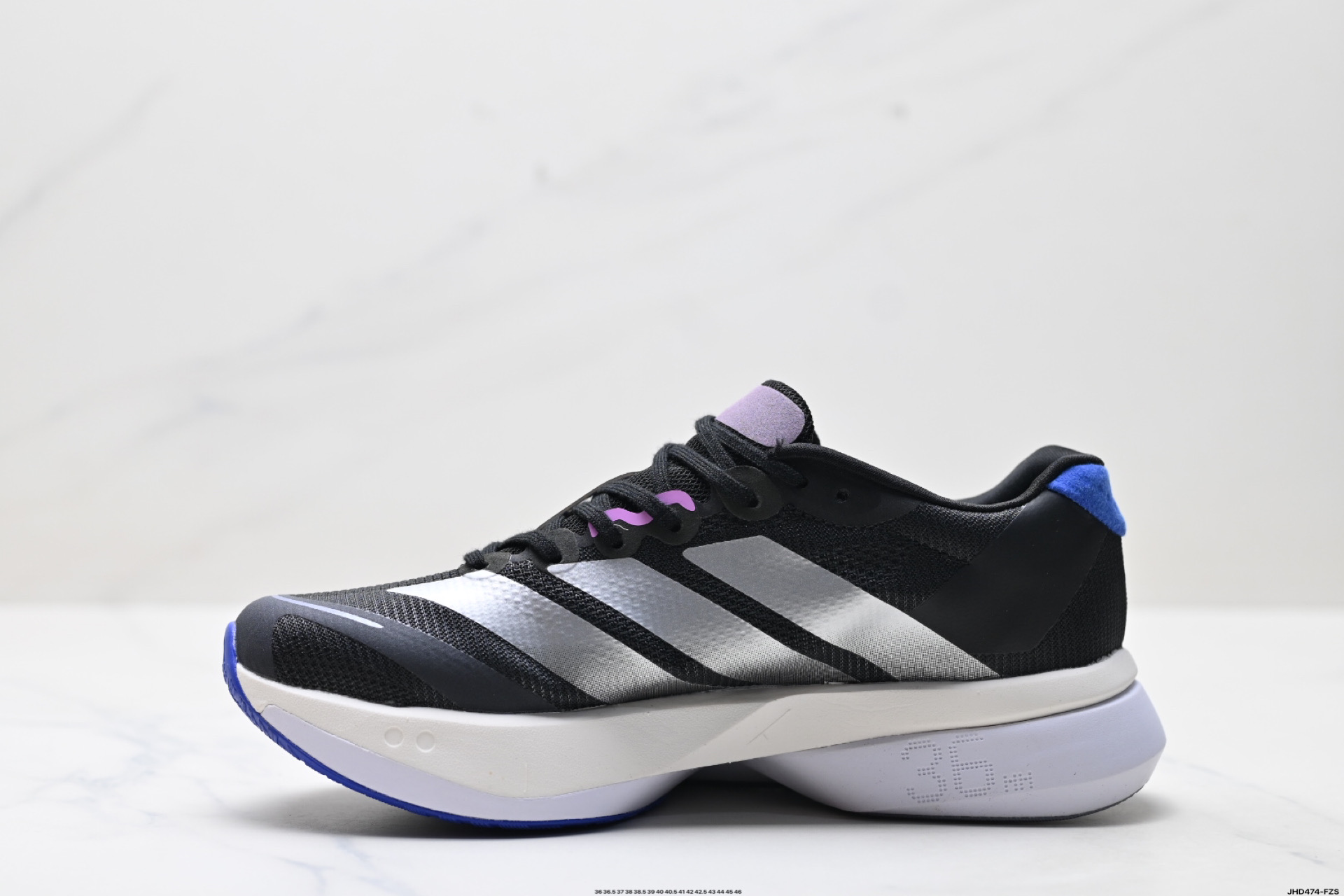 Adidas adizero BOSTON 13 阿迪达斯 透气网眼竞速跑鞋Boost 缓震底 运动鞋 JS4950