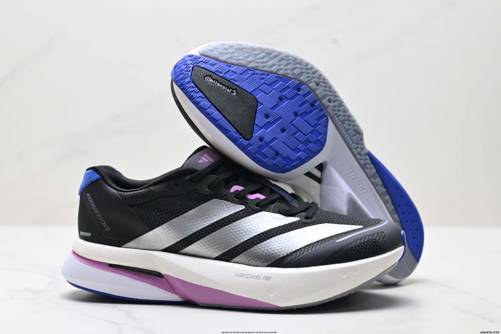 Adidas adizero BOSTON 13 阿迪达斯 透气网眼竞速跑鞋Boost 缓震底 运动鞋 JS4950