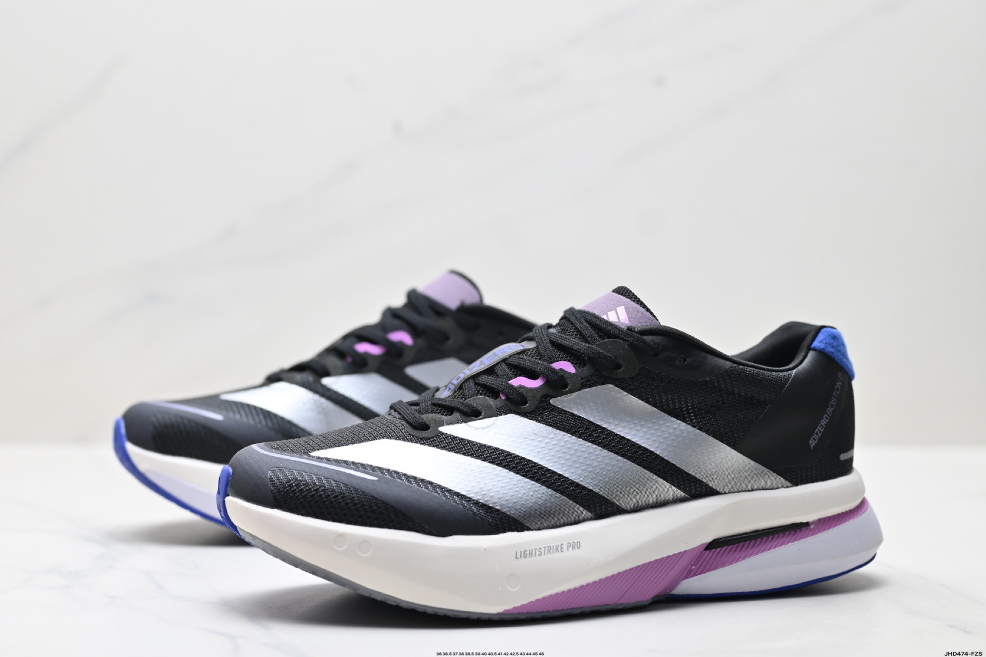Adidas adizero BOSTON 13 阿迪达斯 透气网眼竞速跑鞋Boost 缓震底 运动鞋 JS4950