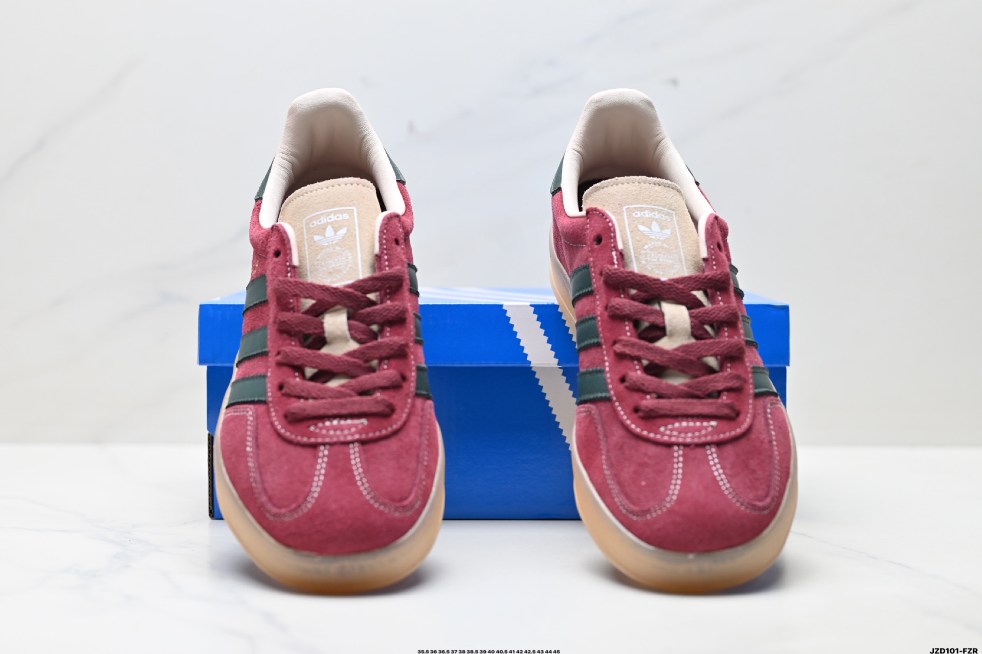 150 Adidas Originals Gazelle INdoor 三叶草休闲防滑耐磨低帮板鞋 JH5403