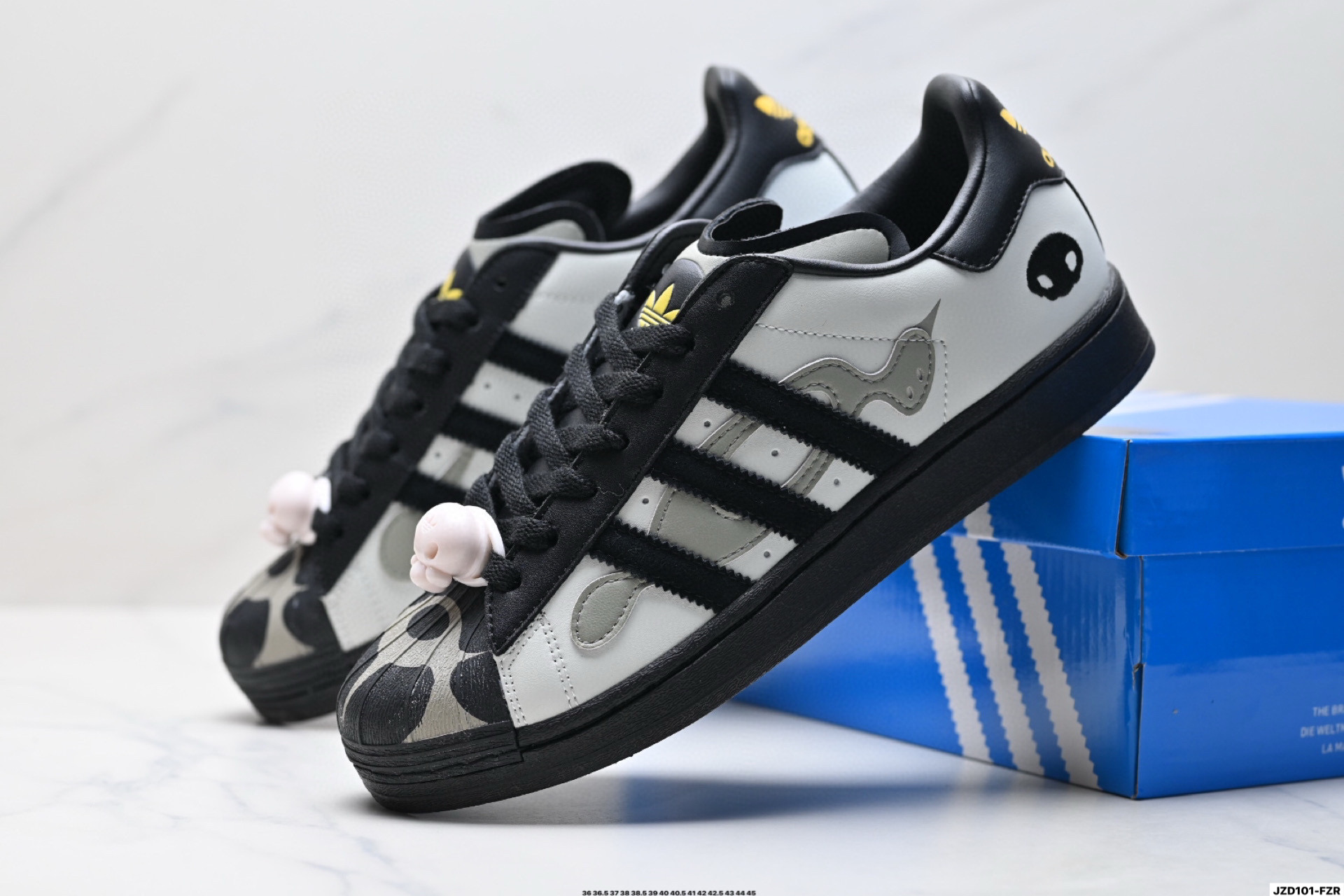 Adidas Originals Superstar贝壳头系列 阿迪达斯 低帮经典百搭休闲运动板鞋 JQ8778