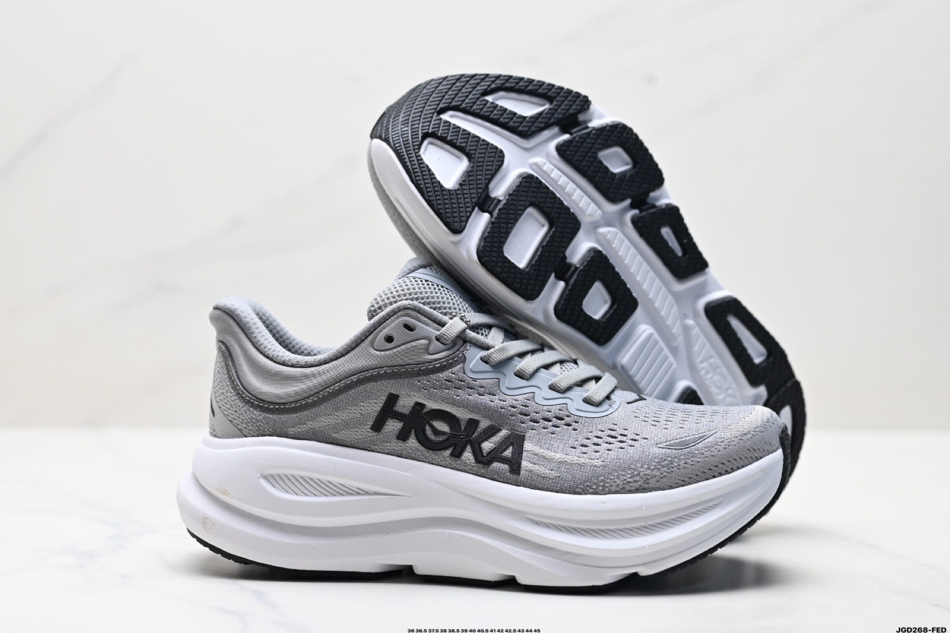 HOKA ONE ONE Bondi 9 复古舒适防滑耐磨 低帮 山地户外跑步鞋 1162011