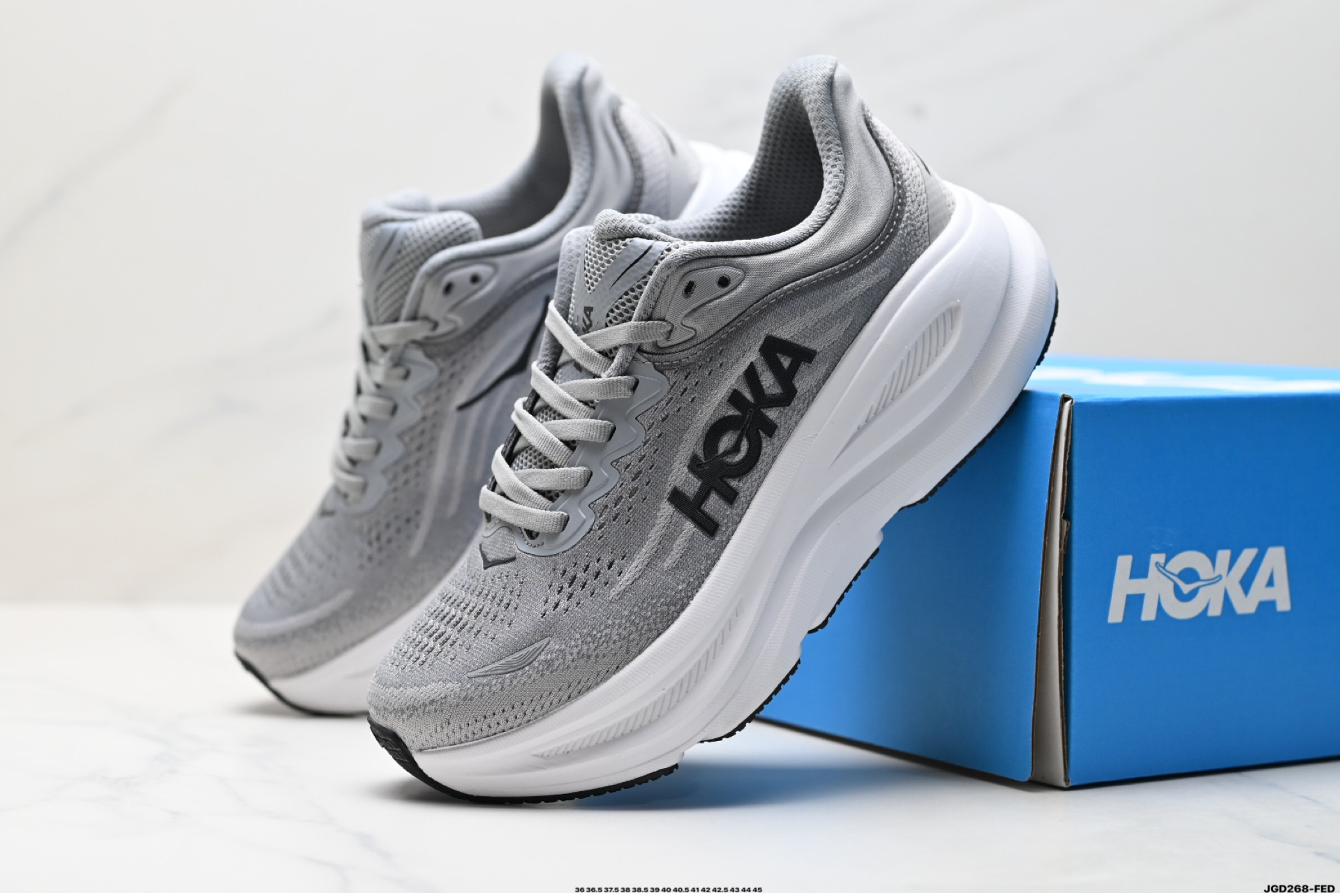 HOKA ONE ONE Bondi 9 复古舒适防滑耐磨 低帮 山地户外跑步鞋 1162011