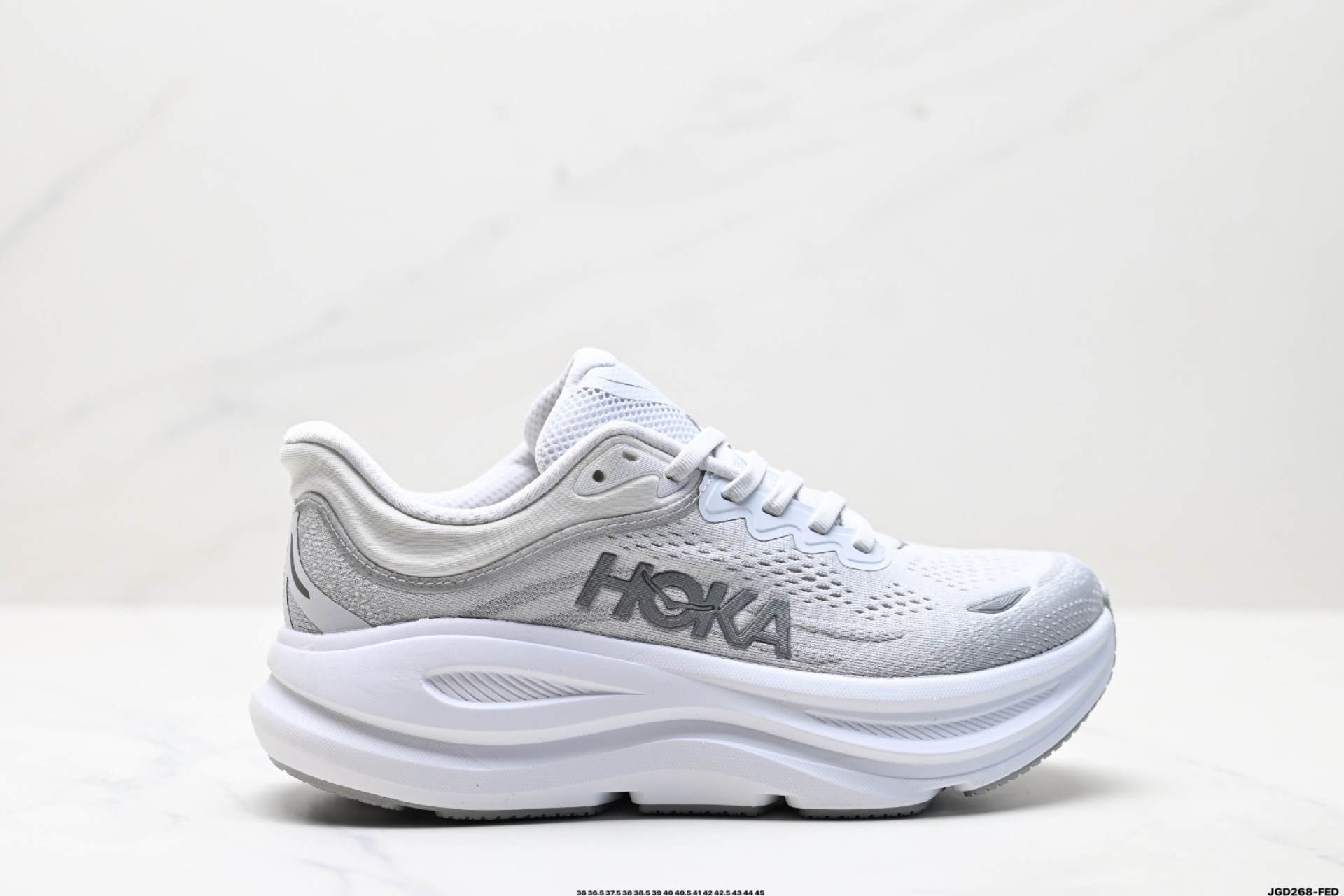 HOKA ONE ONE Bondi 9 复古舒适防滑耐磨 低帮 山地户外跑步鞋 1162011