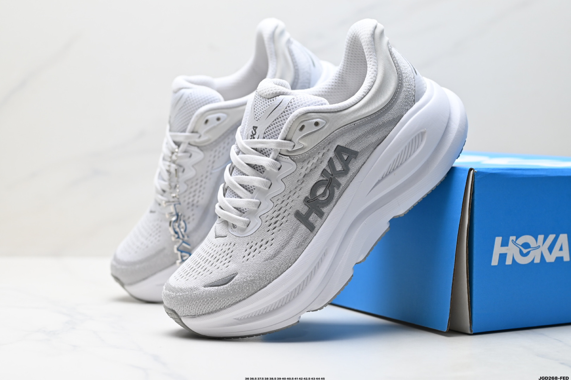 HOKA ONE ONE Bondi 9 复古舒适防滑耐磨 低帮 山地户外跑步鞋 1162011