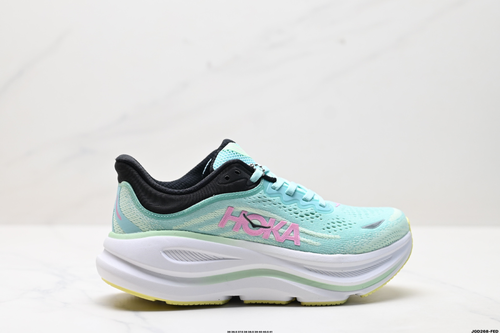HOKA ONE ONE Bondi 9 复古舒适防滑耐磨 低帮 山地户外跑步鞋 1162011