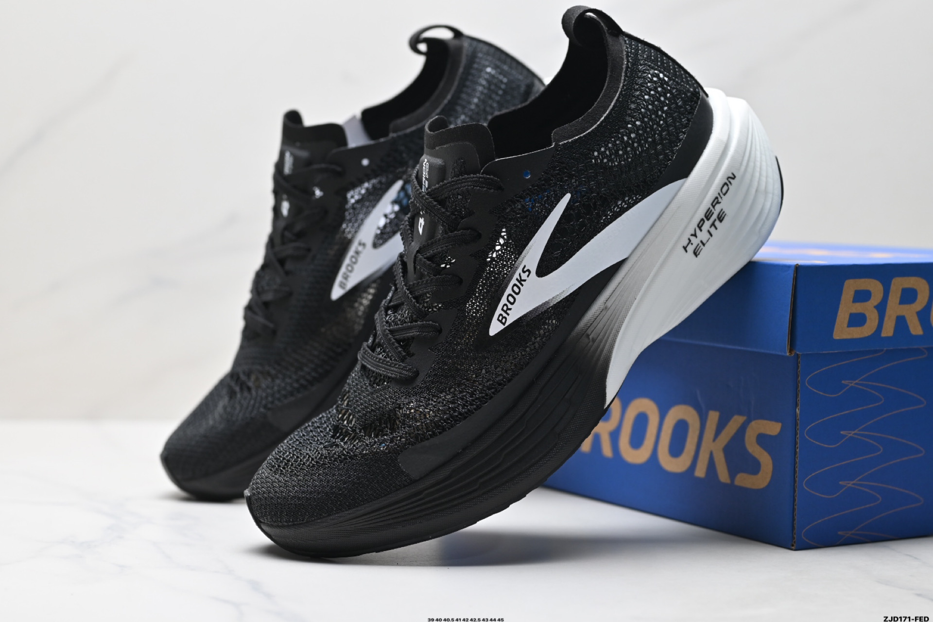 250 Brooks布鲁克斯 Hyperion Elite 4 舒适百搭防滑耐磨 低帮 越野竞速跑步鞋 100053 1D 134