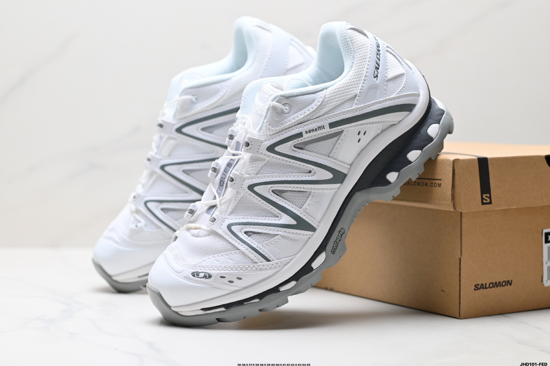 💰210
公司级✅SALOMON萨洛蒙 XT-QUEST 探索者系列户外越野跑鞋
鞋面采用SENSIFIT贴合技术 全方位贴合包裹脚型 鞋跟部鞋底牵引设计 提供强大的抓地性能 更适应野外崎岖不平的道路 其3D ADVANCED CHASSIS底盘 材料轻量大化 钉齿设计更具稳定性 防护性 鞋底易磨损区运用CONTAGRIP高耐磨材料 应对城市硬质路面长距离跑考验
货号:417589-21
尺码:36 36.5 37.5 38 38.5 39 40 40.5 41 42 42.5 43 44 45
ID:JHD101-FED