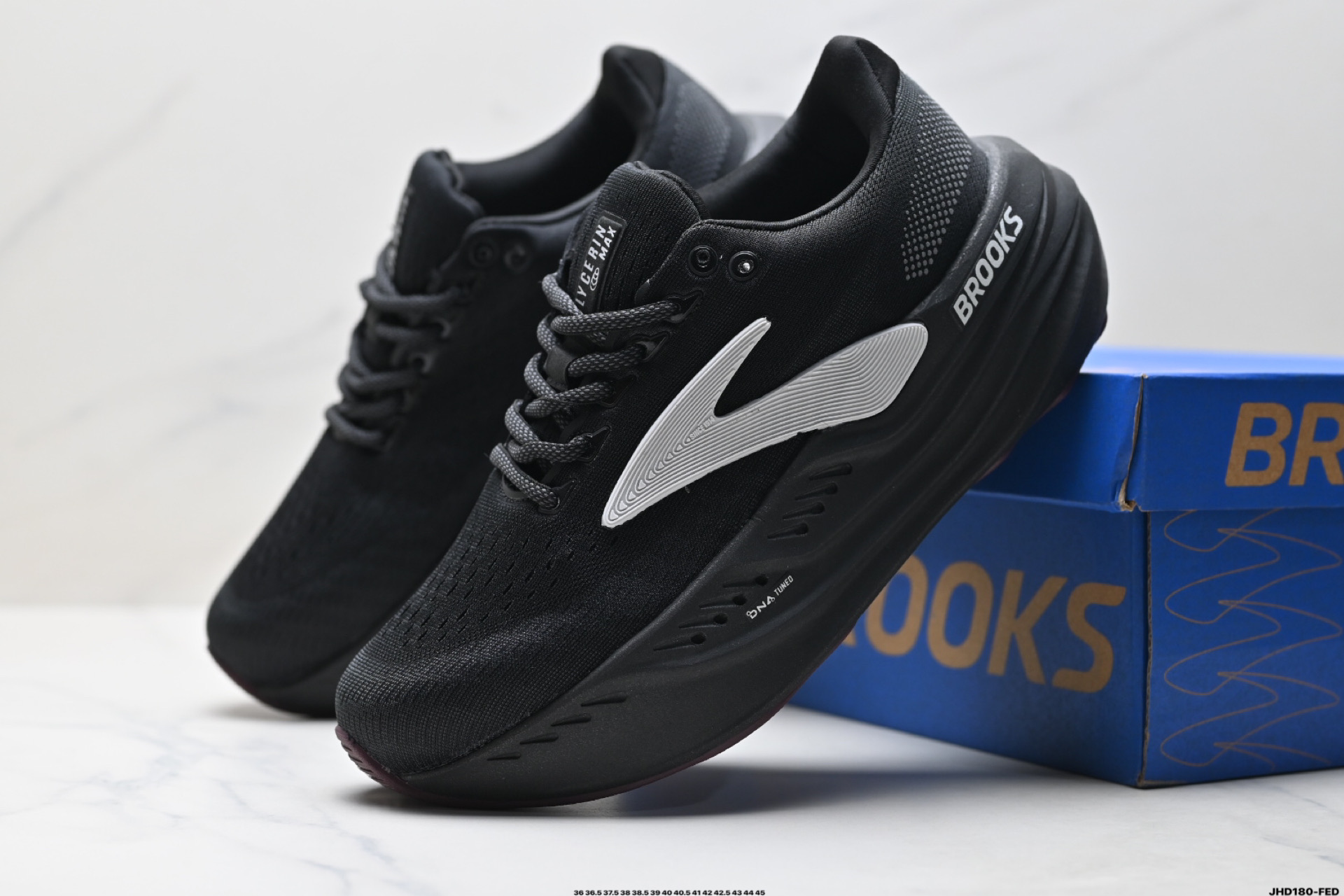 Brooks 布鲁克斯Glycerin Max 超级甘油 厚底马拉松缓震跑鞋 120446 1B 439