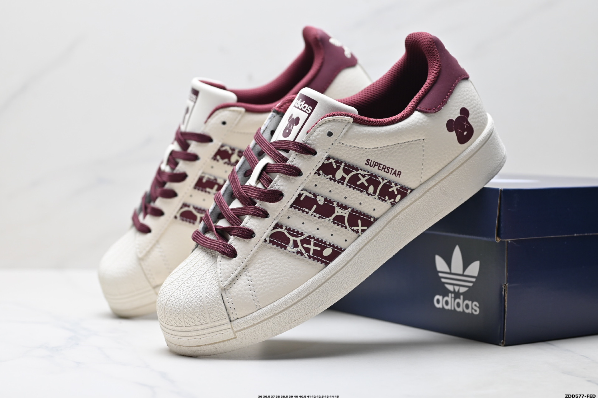 Adidas Originals Superstar 阿迪达斯 三叶草 贝壳头’DIY’系列低帮经典运动板鞋 AD8011
