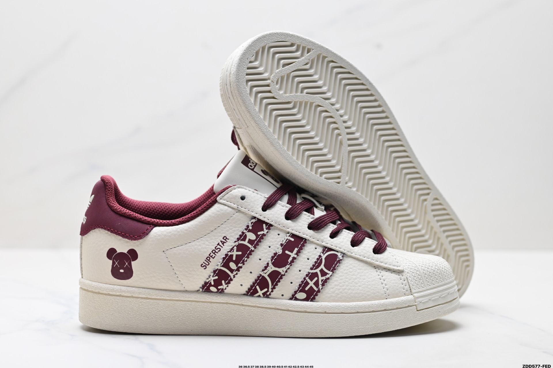 Adidas Originals Superstar 阿迪达斯 三叶草 贝壳头’DIY’系列低帮经典运动板鞋 AD8011