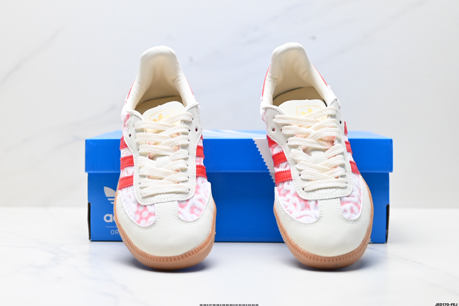 阿迪达斯三叶草Adidas Originals Samba OG 桑巴舞系列绅士德训足球风百搭低帮休闲运动板鞋 JR8841