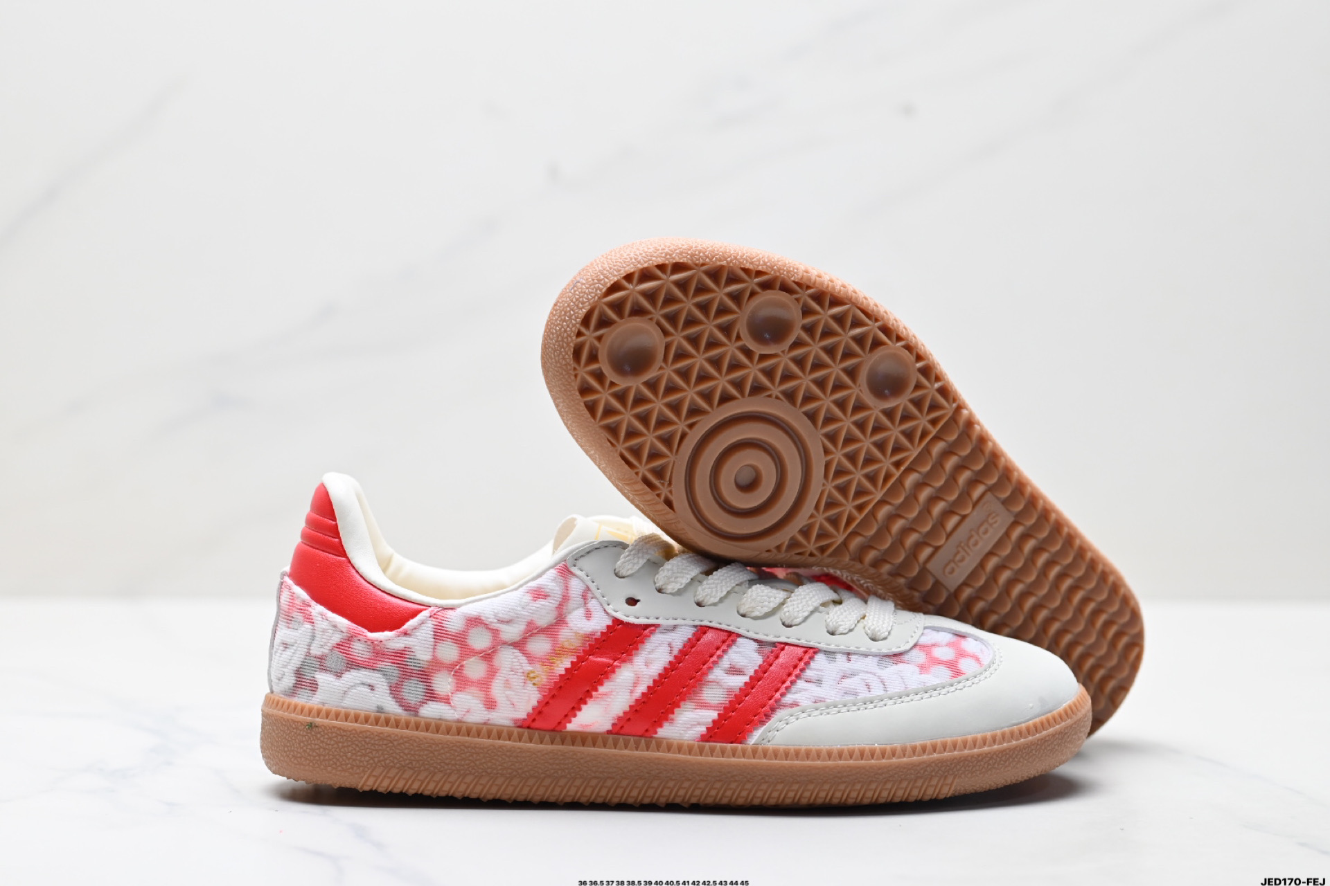 阿迪达斯三叶草Adidas Originals Samba OG 桑巴舞系列绅士德训足球风百搭低帮休闲运动板鞋 JR8841