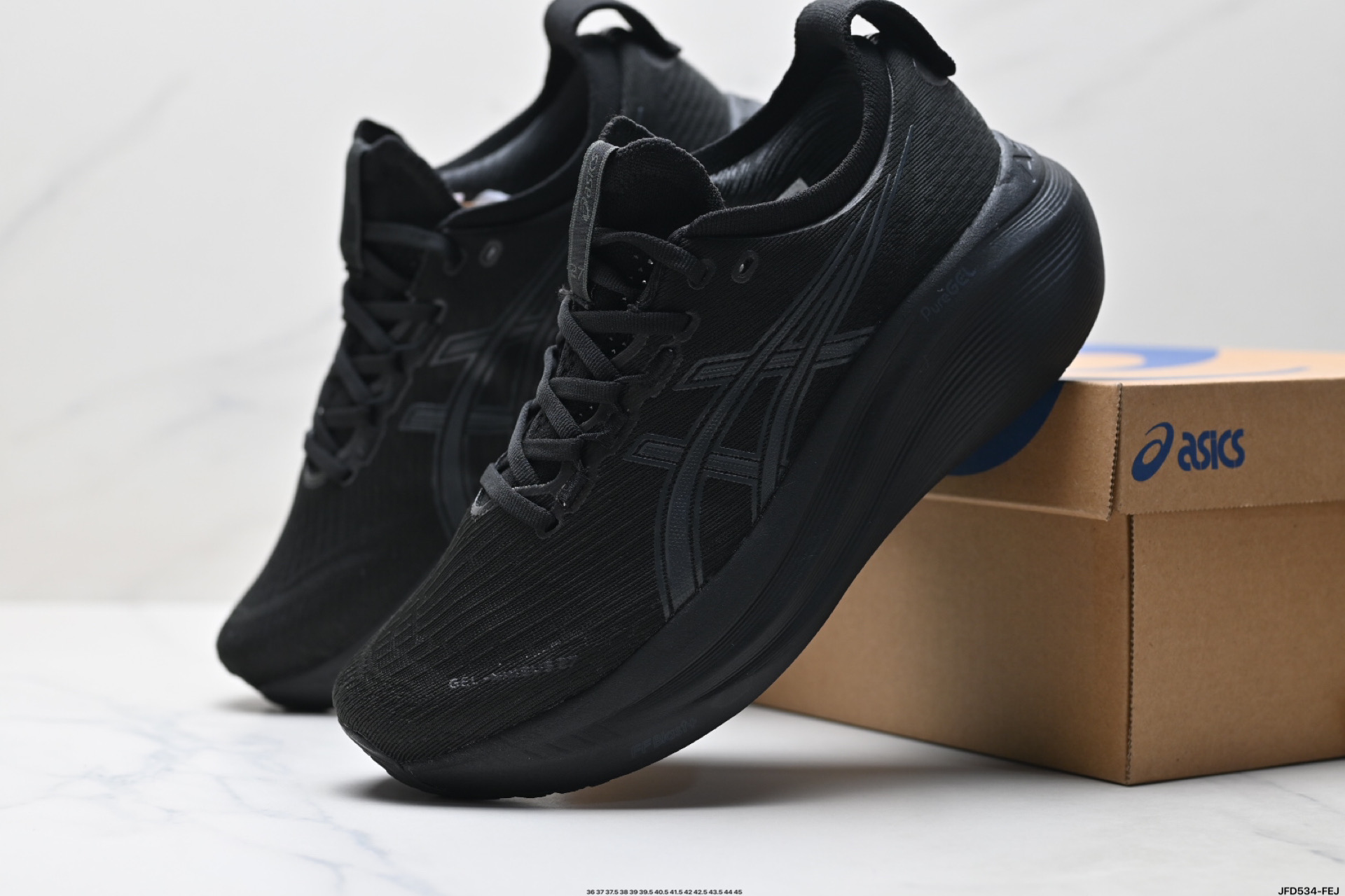 Asics Gel-Nimbus 27 舒适防滑耐磨低帮休闲跑步鞋 1011B956-001