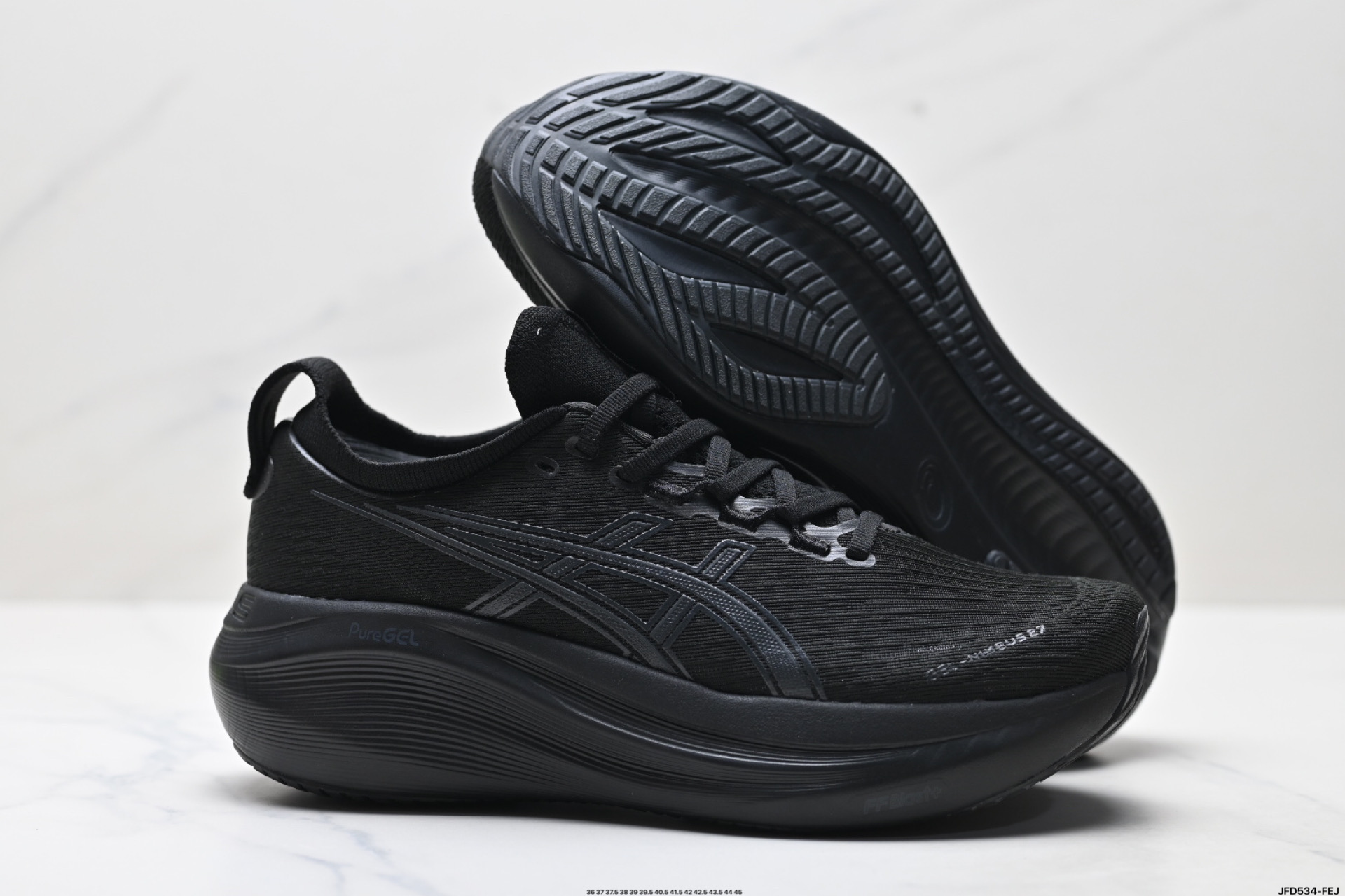 Asics Gel-Nimbus 27 舒适防滑耐磨低帮休闲跑步鞋 1011B956-001