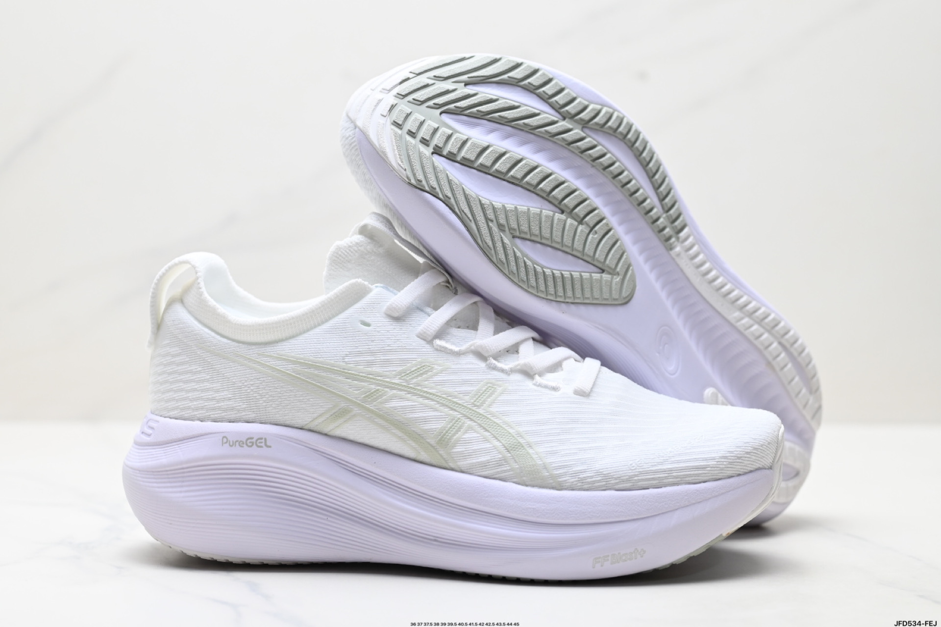 Asics Gel-Nimbus 27 舒适防滑耐磨低帮休闲跑步鞋 1011B956-001