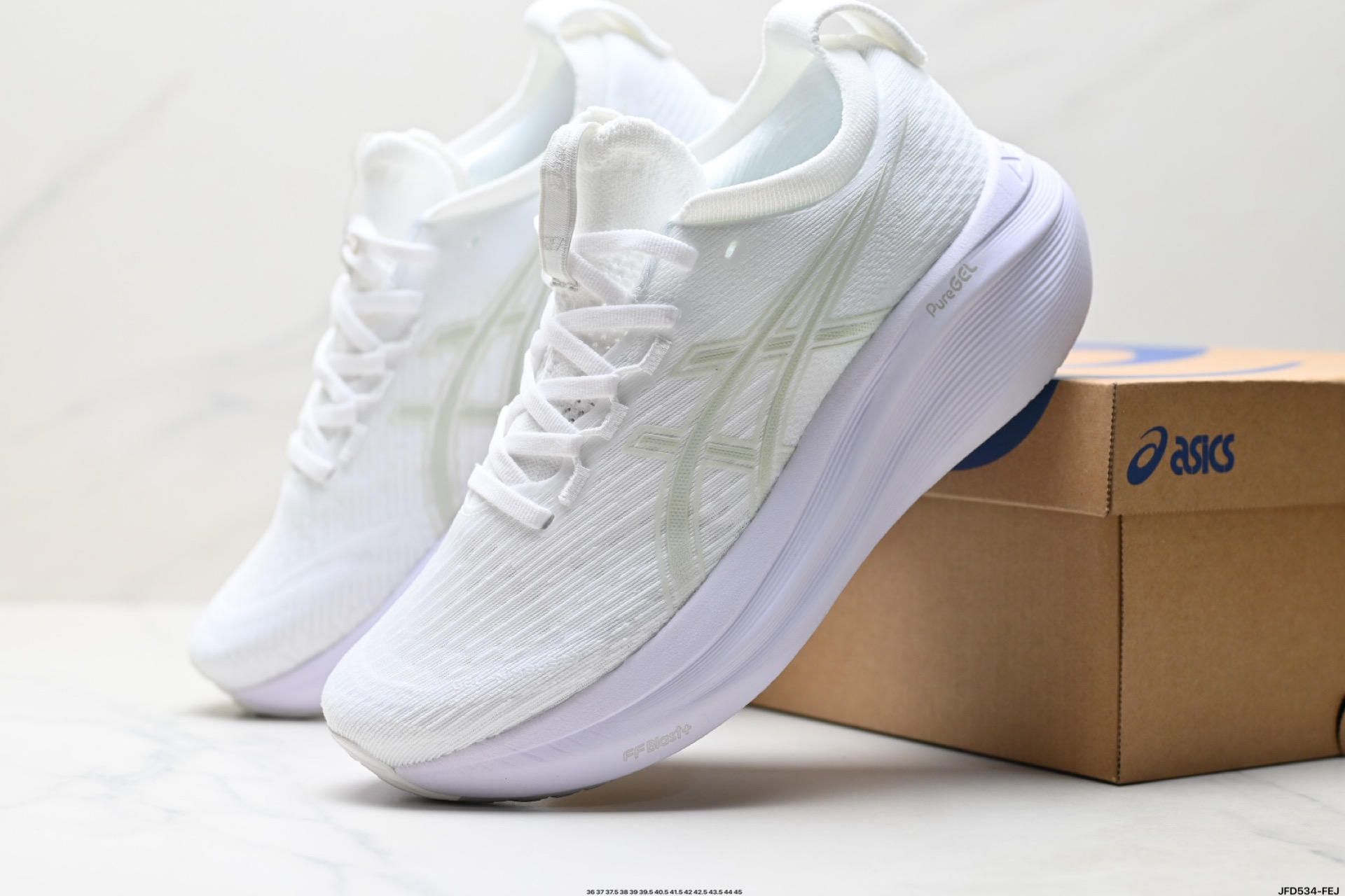 Asics Gel-Nimbus 27 舒适防滑耐磨低帮休闲跑步鞋 1011B956-001