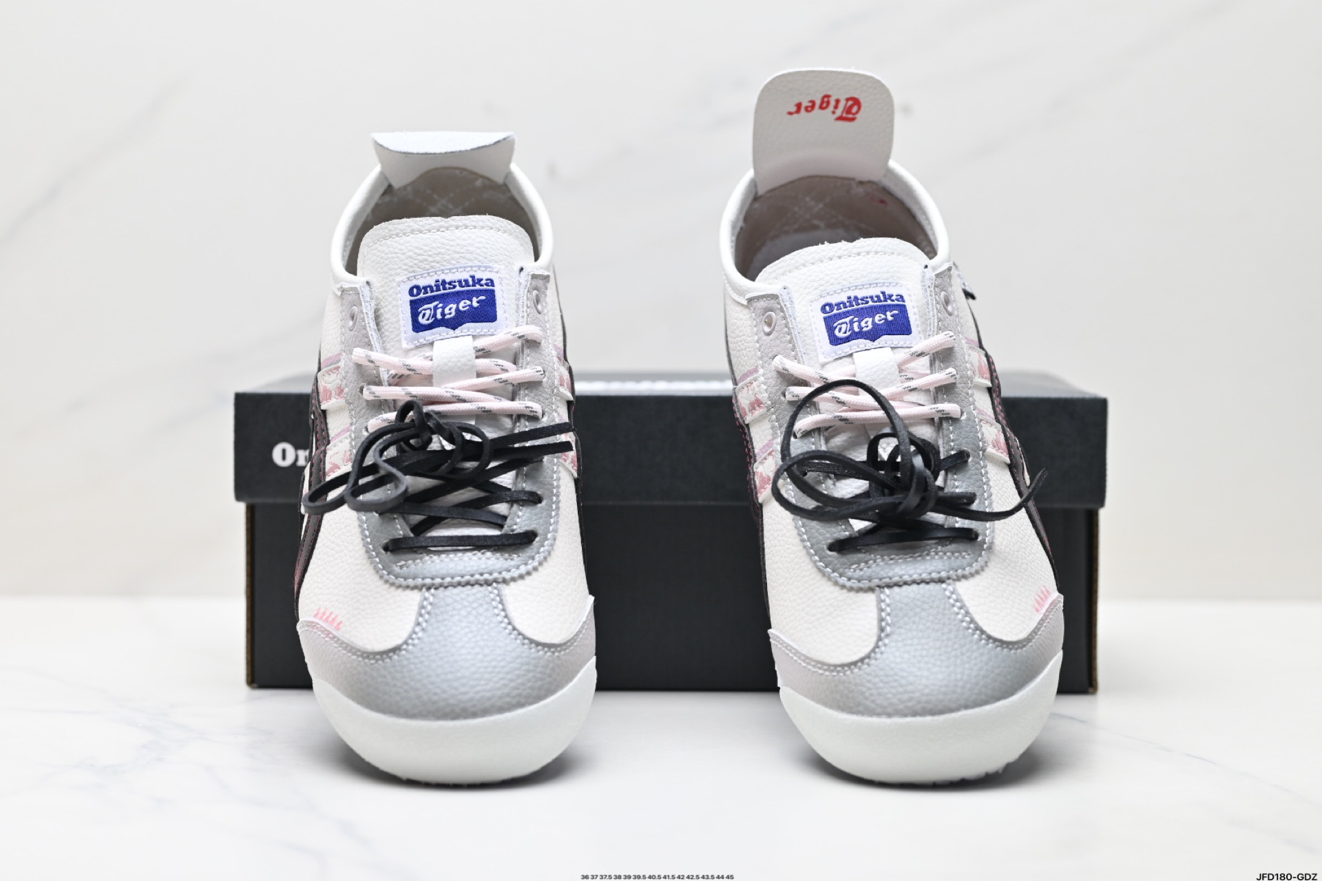 Onitsuka Tiger鬼塚虎 MEXICO 66 ‘DIY’定制球鞋系列 皮革 蒸汽木偶 雾都恋人防滑耐磨透气轻便 低帮休闲鞋 1183C102-201