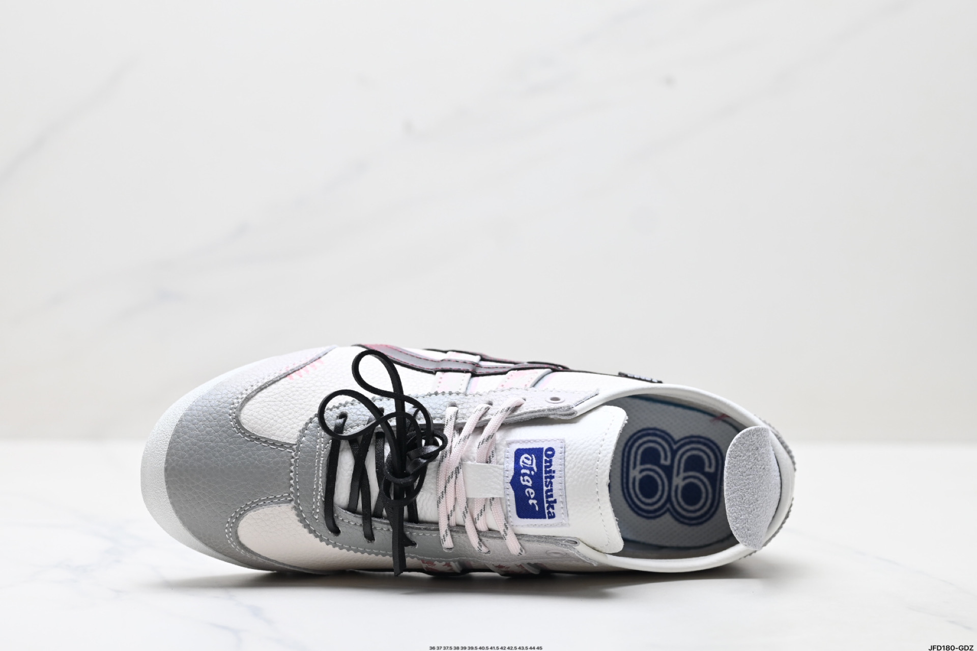 Onitsuka Tiger鬼塚虎 MEXICO 66 ‘DIY’定制球鞋系列 皮革 蒸汽木偶 雾都恋人防滑耐磨透气轻便 低帮休闲鞋 1183C102-201