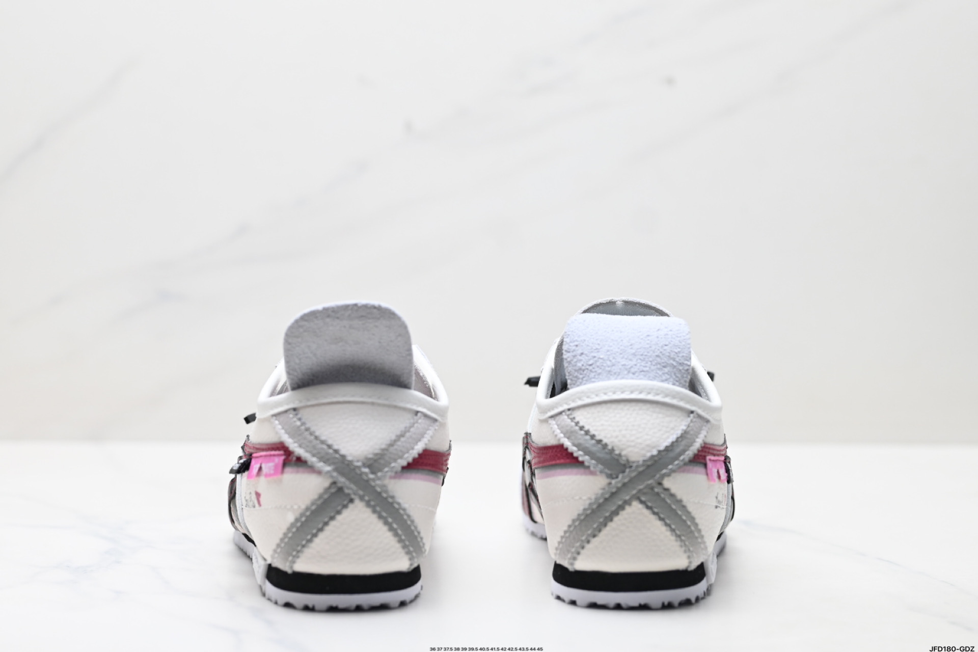 Onitsuka Tiger鬼塚虎 MEXICO 66 ‘DIY’定制球鞋系列 皮革 蒸汽木偶 雾都恋人防滑耐磨透气轻便 低帮休闲鞋 1183C102-201