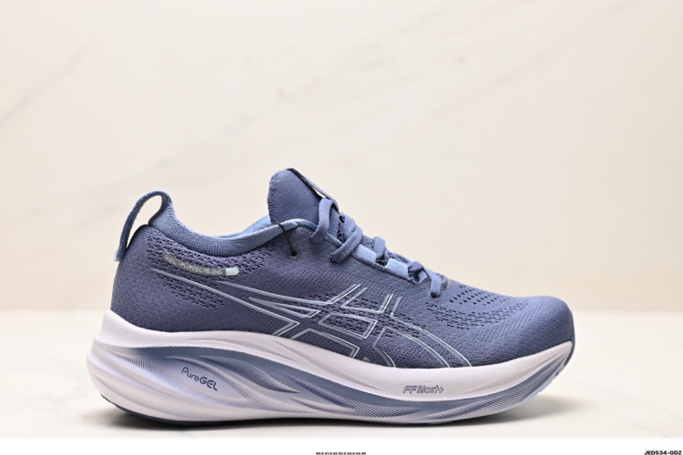 Asics GEL-NIMBUS 26: Enhanced Stability & Breathable Running Shoes - Size 40.5-45 1 Asics GEL-NIMBUS 26: Lightweight & Breathable Running Shoes – Ultimate Comfort