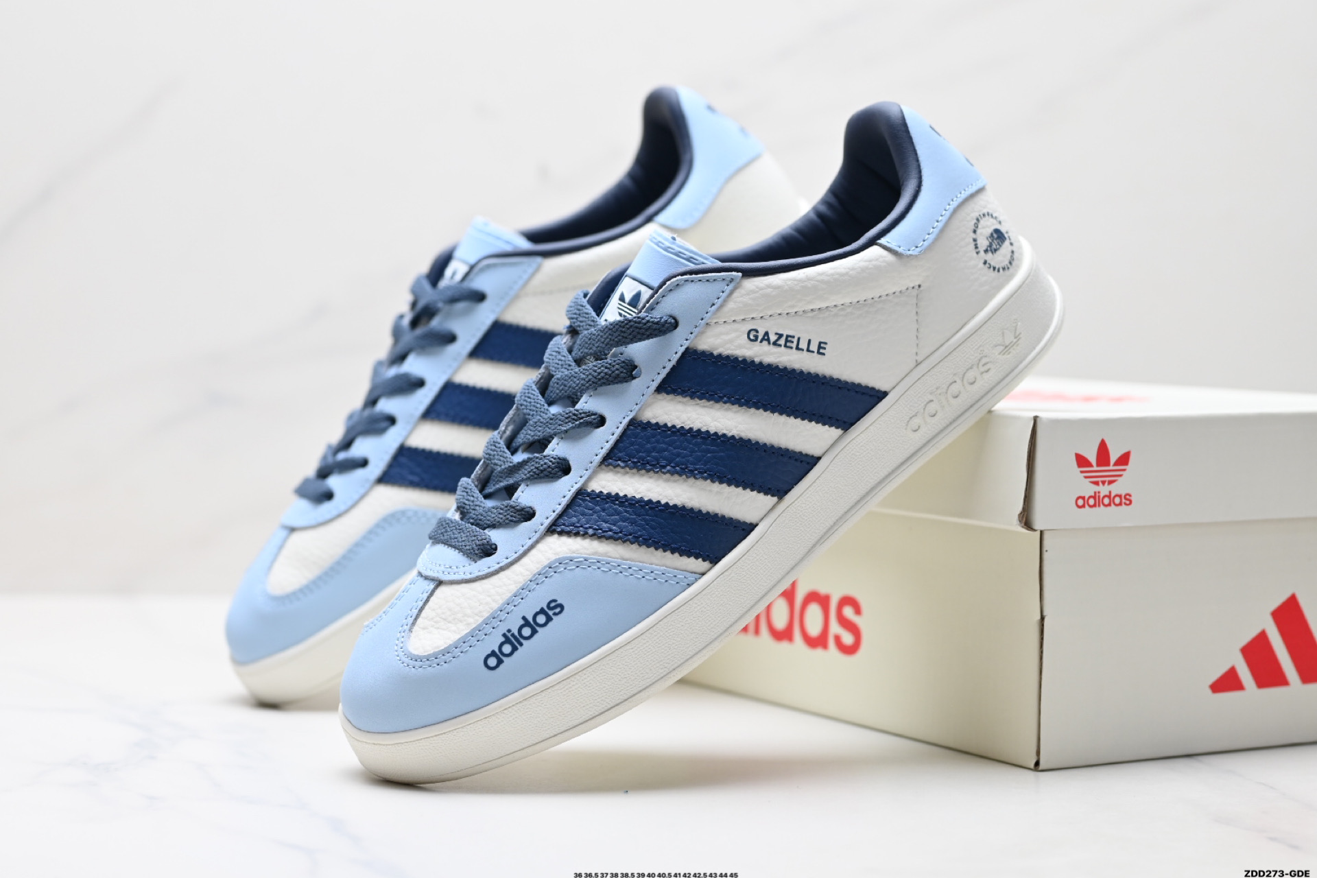 Adidas Originals Gazelle indoor ‘DIY‘定制 系列 阿迪达斯 三叶草绅士德训足球风百搭低帮休闲运动板鞋  DD6609