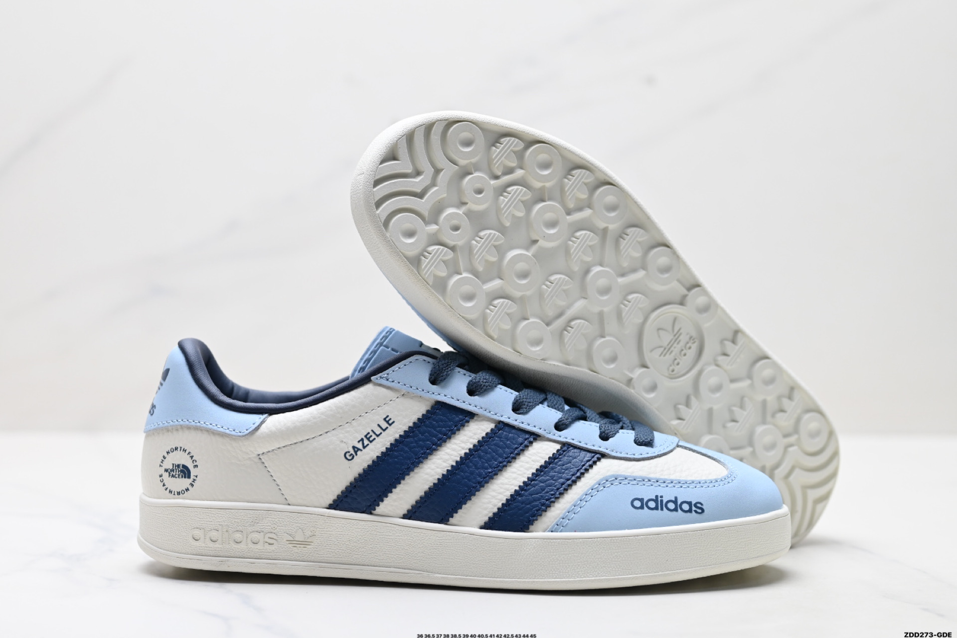 Adidas Originals Gazelle indoor ‘DIY‘定制 系列 阿迪达斯 三叶草绅士德训足球风百搭低帮休闲运动板鞋  DD6609