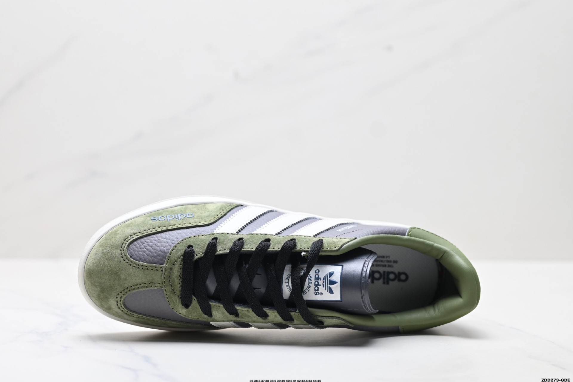 Adidas Originals Gazelle indoor ‘DIY‘定制 系列 阿迪达斯 三叶草绅士德训足球风百搭低帮休闲运动板鞋  DD6608