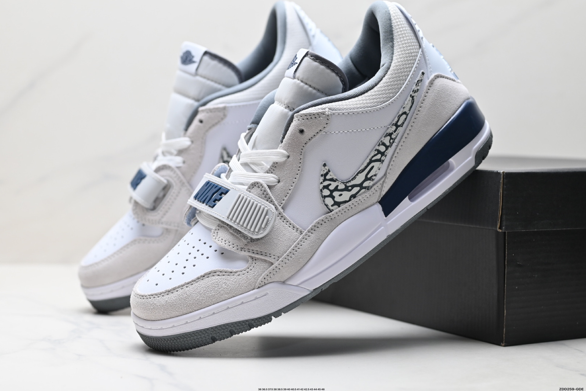 耐克Nike Air Jordan Legacy 312 Low”White/Grey Fog/Blue/Red“乔丹最强三合一混合版本低帮文化休闲运动篮球鞋 CD7069-124