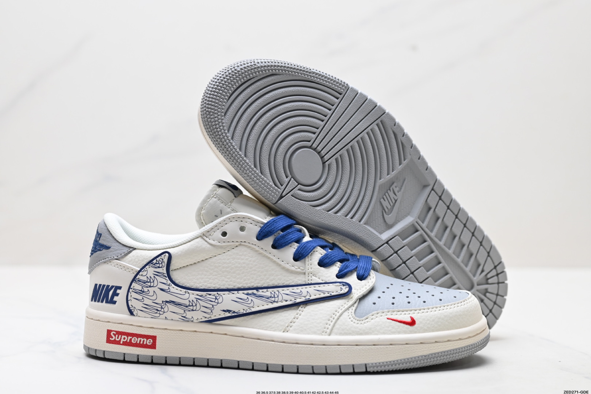 Nike Air Jordan 1 x Travis Scott AJ1倒勾 乔一倒钩 ‘DIY’定制 耐克 低帮文化篮球鞋 XS7089-597-Chinese UA Cheap High Quatity Brand Clothes Bags handbags Sneakers wholesale wholesaler seller from China Factory suppliers Fashion Clothing Shoes best Quality Beautiful Price Nike Air Jordan 1 x Travis Scott AJ1倒勾 乔一倒钩 ‘DIY’定制 耐克 低帮文化篮球鞋 XS7089-597