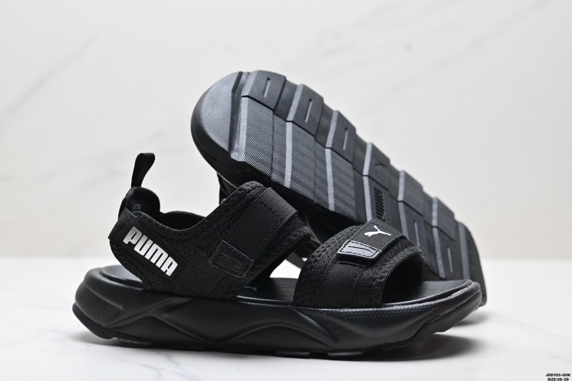 Puma RS-Sandal Iri 彪马 百搭潮流休闲运动魔术贴沙滩凉鞋  368762-01