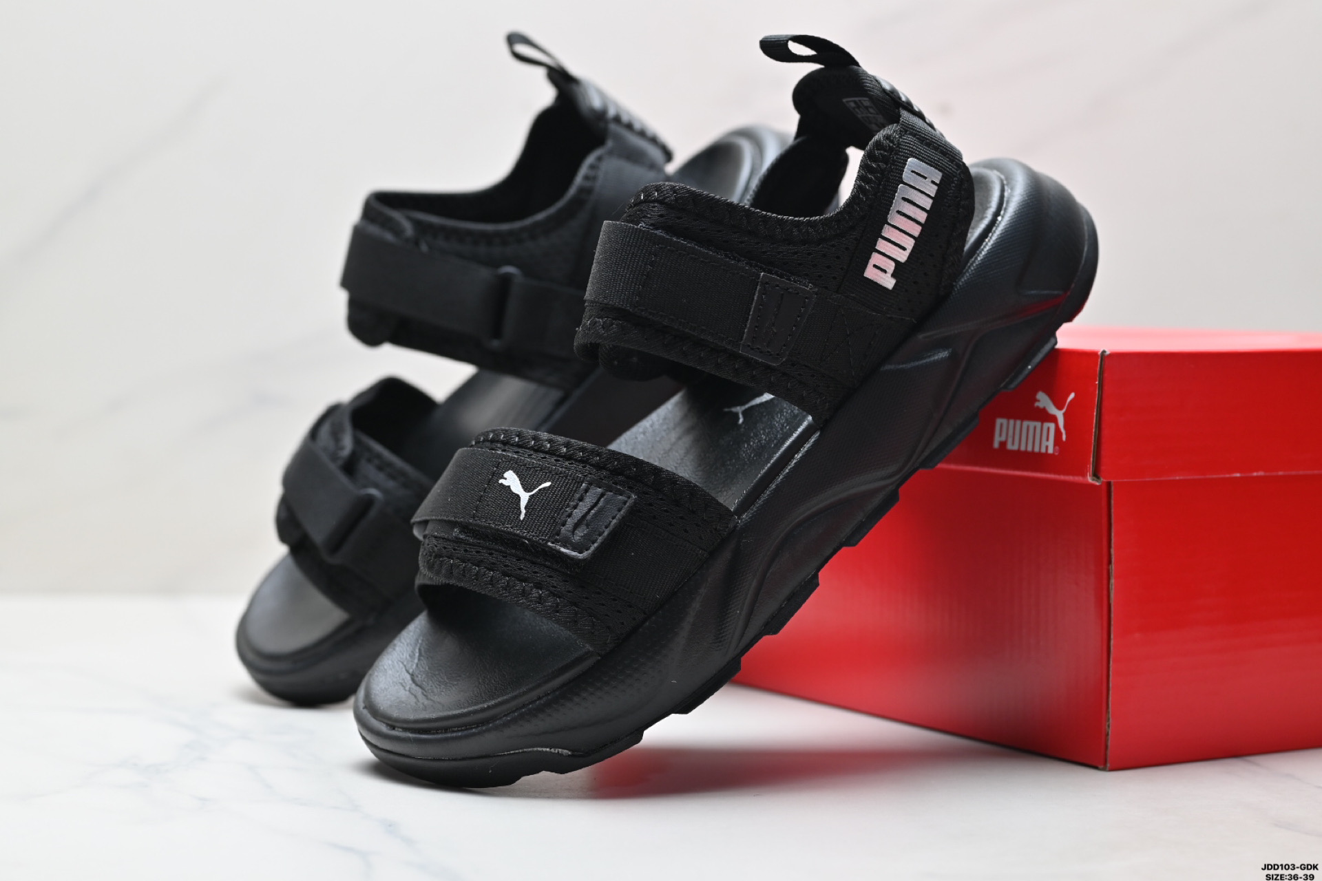 Puma RS-Sandal Iri 彪马 百搭潮流休闲运动魔术贴沙滩凉鞋  368762-01