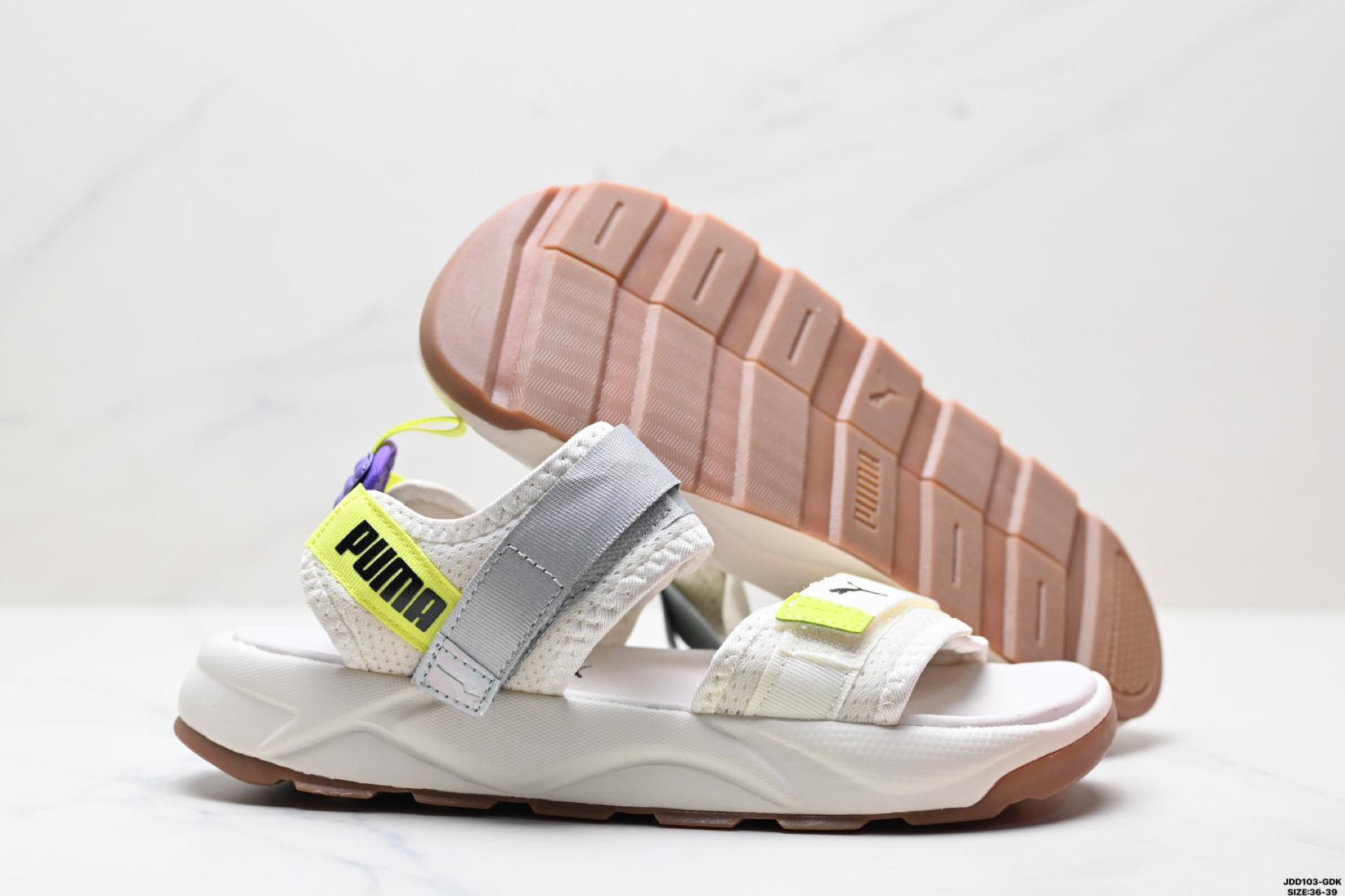Puma RS-Sandal Iri 彪马 百搭潮流休闲运动魔术贴沙滩凉鞋  368762-01