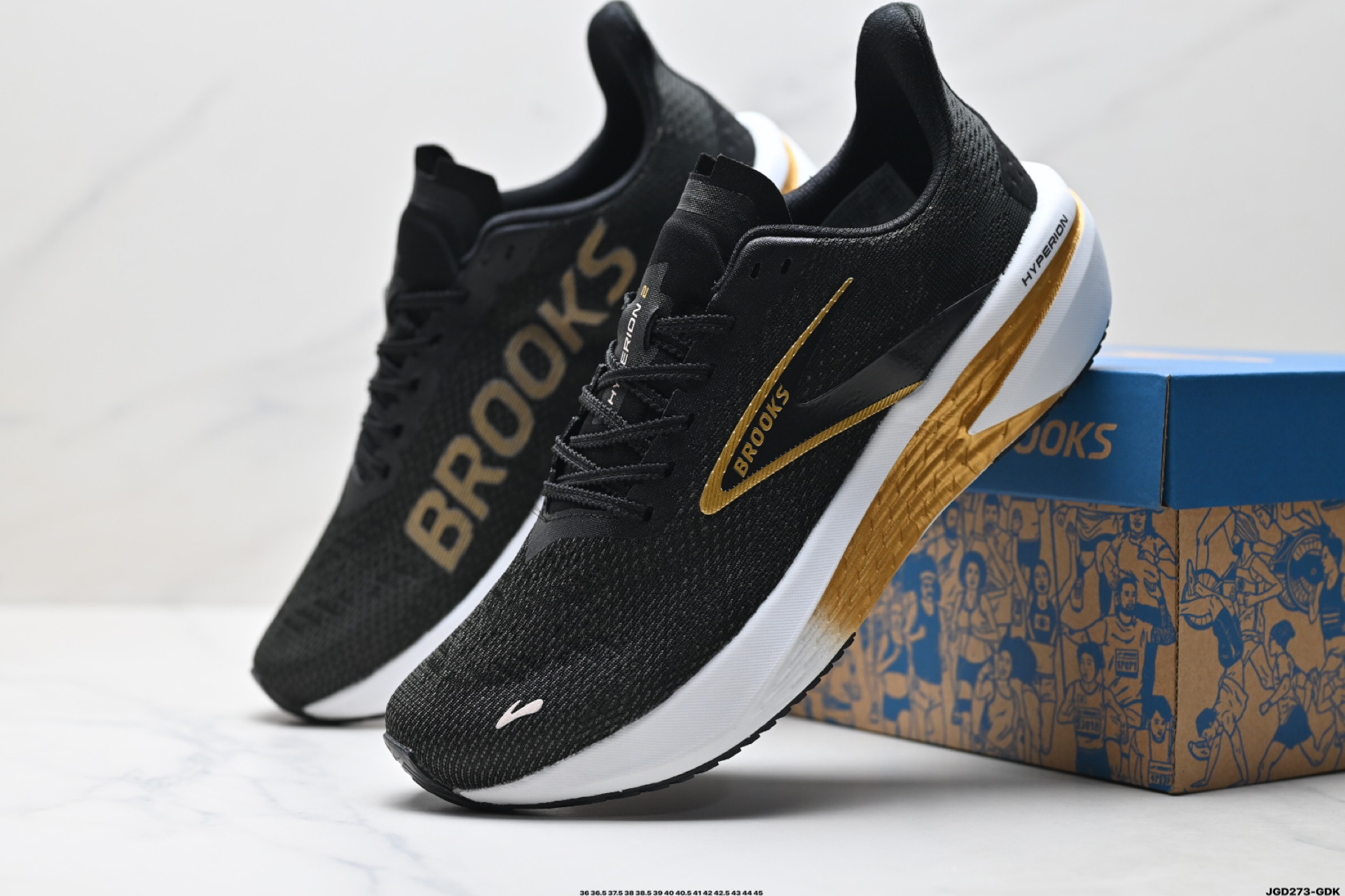 BROOKS布鲁克斯Hyperion 2 烈风2 减震竞速马拉松专业跑鞋 120421 1B 173