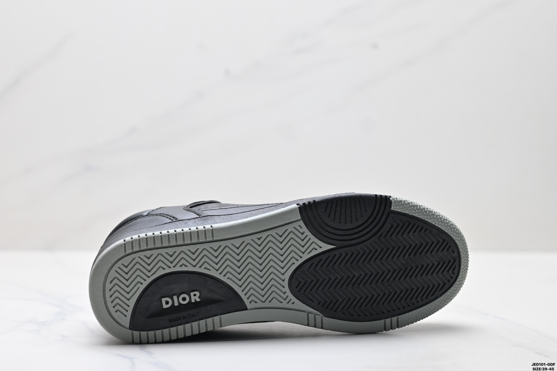 Dior B27 Zapatillas Casuales de Cuero y Tela con Logotipo, Negras, para Hombre 10 i1749054244951 5032 0 8