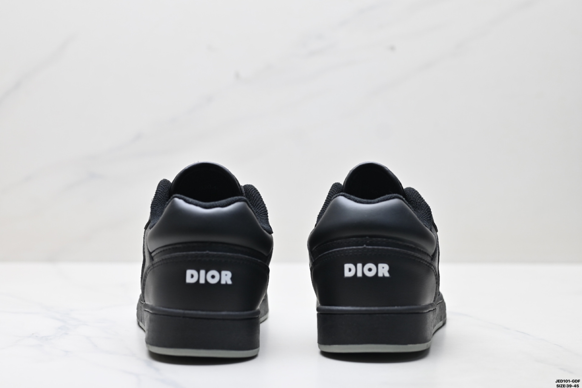 Dior B27 Zapatillas Casuales de Cuero y Tela con Logotipo, Negras, para Hombre 7 i1749054246554 2861 0 5