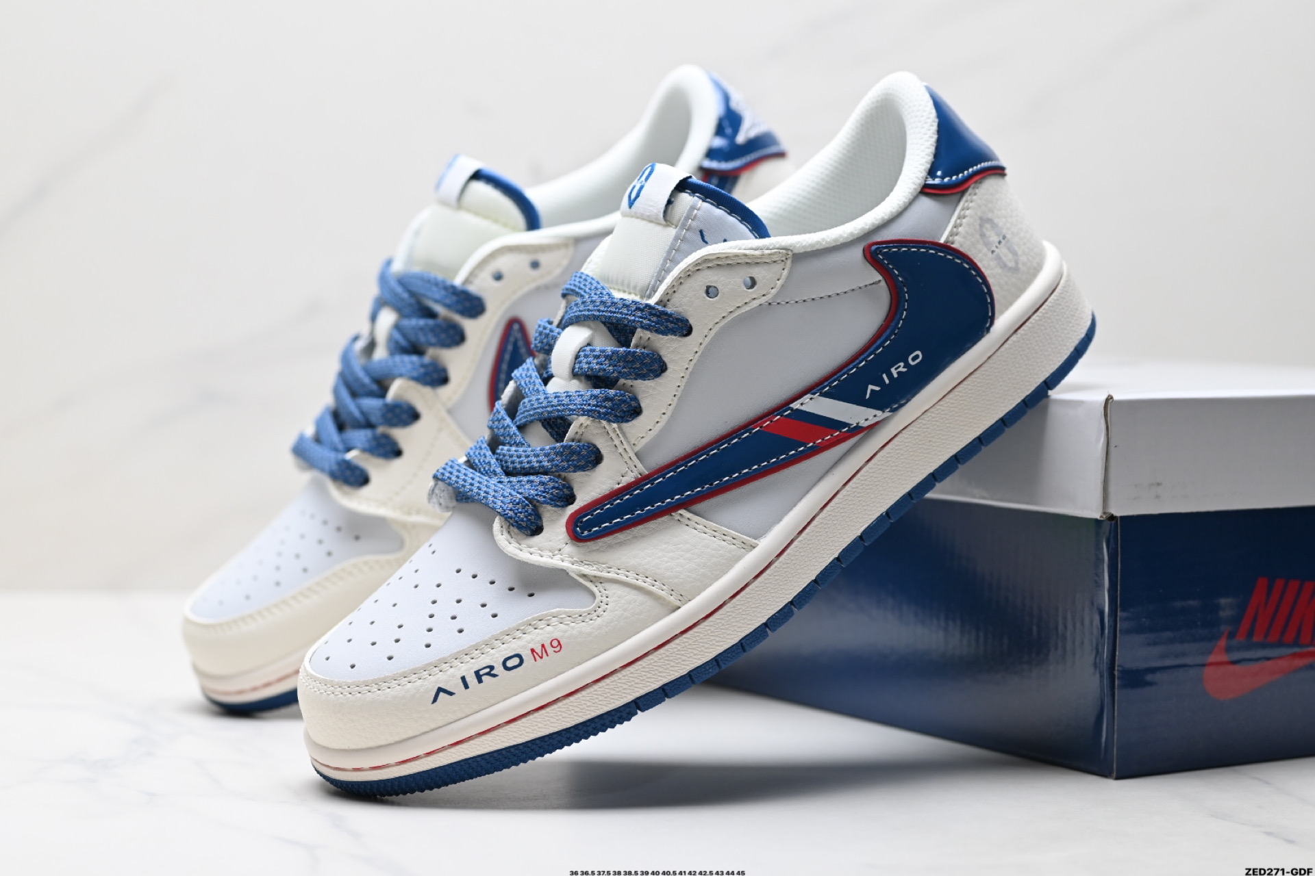 Nike Air Jordan 1 x Travis Scott AJ1倒勾 乔一倒钩 ‘DIY’定制 耐克 低帮文化篮球鞋 FC1688-240-High Quatity Cheap Brand wholesale wholesaler seller Clothes Bags handbags Sneakers Top Fashion Clothing Shoes from China Factory Chinese suppliers best Quality Beautiful Price Nike Air Jordan 1 x Travis Scott AJ1倒勾 乔一倒钩 ‘DIY’定制 耐克 低帮文化篮球鞋 FC1688-240