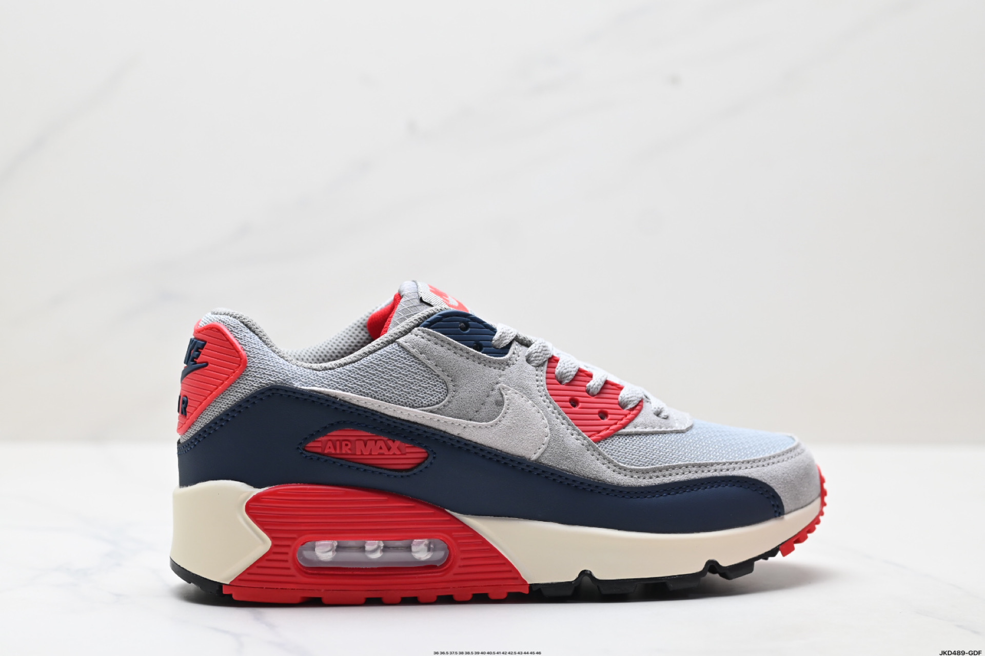Nike Air Max 90 初代复古气垫百搭休闲运动慢跑鞋 DM0029-005-High Quatity Cheap Brand wholesale wholesaler seller Clothes Bags handbags Sneakers Top Fashion Clothing Shoes from China Factory Chinese suppliers best Quality Beautiful Price Nike Air Max 90 初代复古气垫百搭休闲运动慢跑鞋 DM0029-005