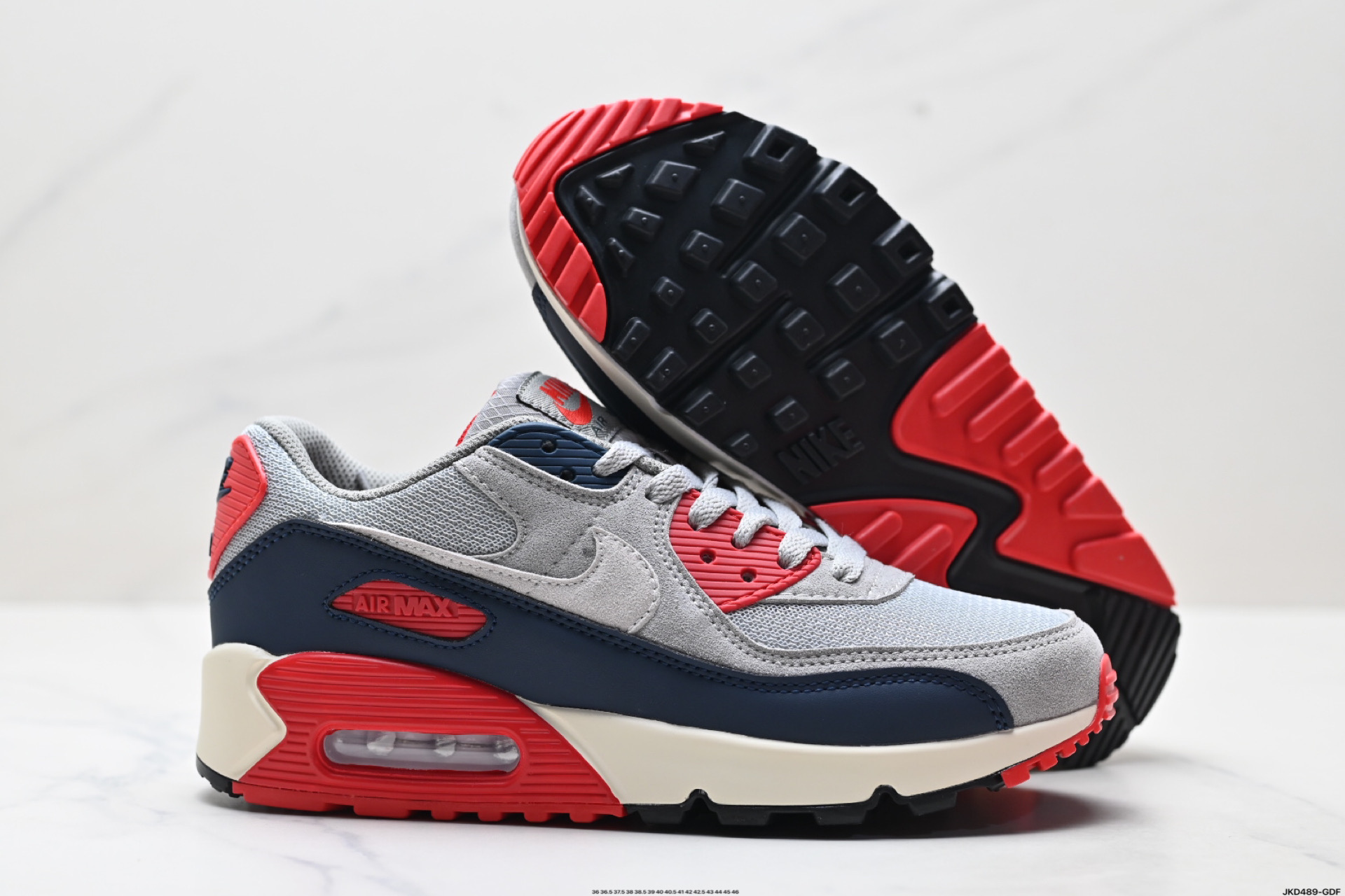 Nike Air Max 90 初代复古气垫百搭休闲运动慢跑鞋 DM0029-005-High Quatity Cheap Brand wholesale wholesaler seller Clothes Bags handbags Sneakers Top Fashion Clothing Shoes from China Factory Chinese suppliers best Quality Beautiful Price Nike Air Max 90 初代复古气垫百搭休闲运动慢跑鞋 DM0029-005