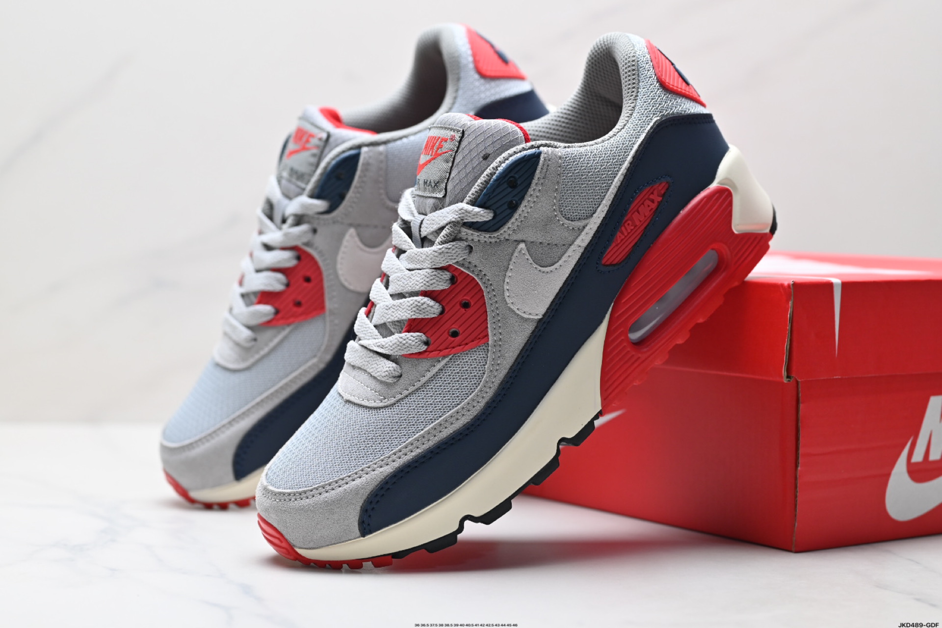 Nike Air Max 90 初代复古气垫百搭休闲运动慢跑鞋 DM0029-005-High Quatity Cheap Brand wholesale wholesaler seller Clothes Bags handbags Sneakers Top Fashion Clothing Shoes from China Factory Chinese suppliers best Quality Beautiful Price Nike Air Max 90 初代复古气垫百搭休闲运动慢跑鞋 DM0029-005
