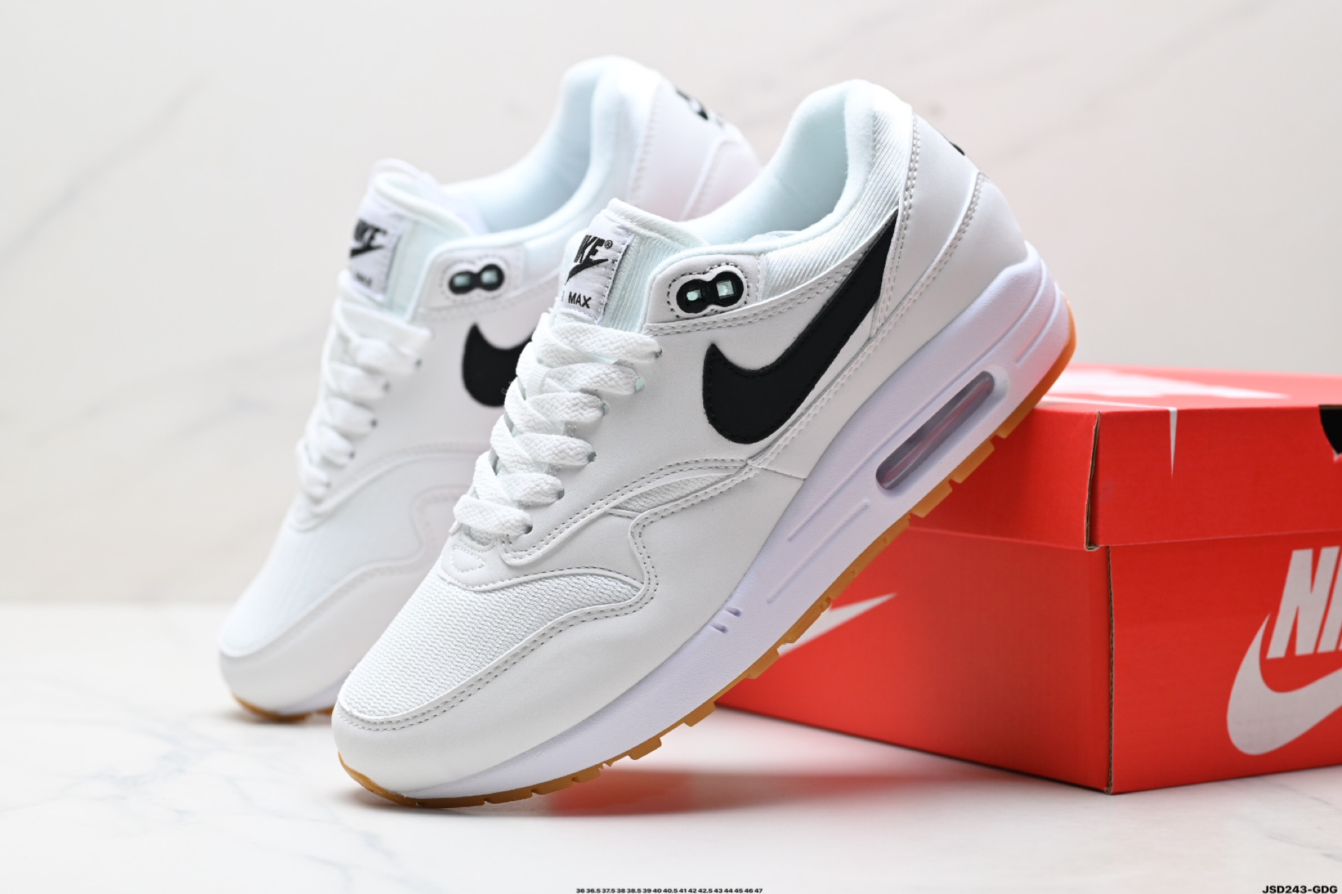 Nike Air Max 1 耐克气垫 缓震 耐磨运动鞋 鞋身材质均选择皮革 织物 FN0697-100-High Quatity Cheap Brand wholesale wholesaler seller Clothes Bags handbags Sneakers Top Fashion Clothing Shoes from China Factory Chinese suppliers best Quality Beautiful Price Nike Air Max 1 耐克气垫 缓震 耐磨运动鞋 鞋身材质均选择皮革 织物 FN0697-100