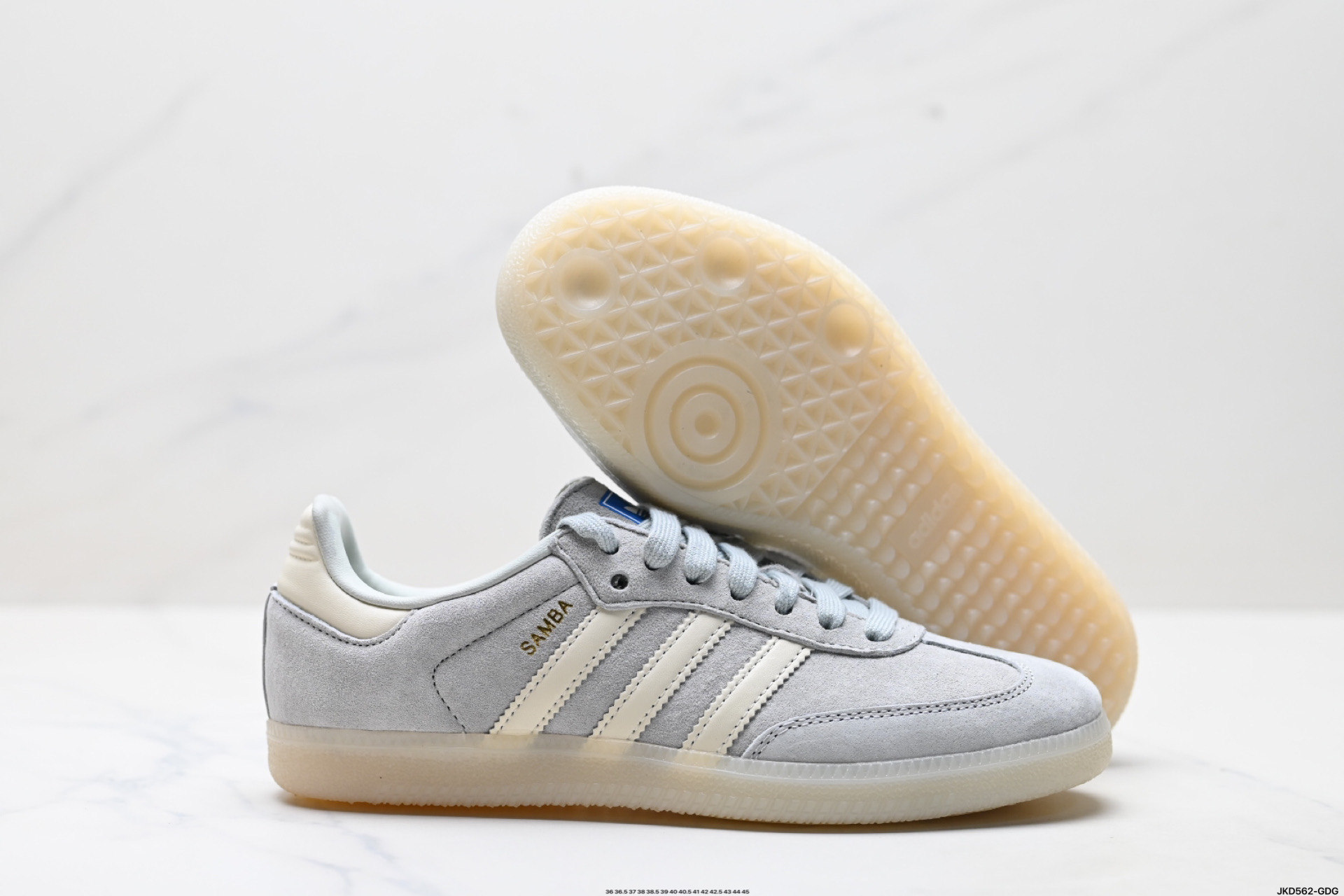 Adidas Originals Samba OG桑巴舞系列绅士德训足球风百搭低帮休闲运动板鞋 IG6177